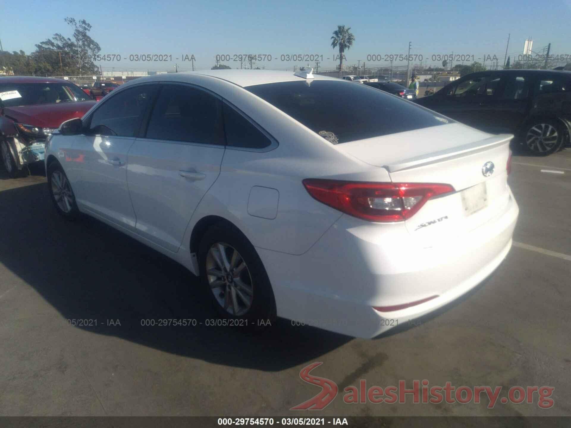 5NPE24AF7GH408115 2016 HYUNDAI SONATA