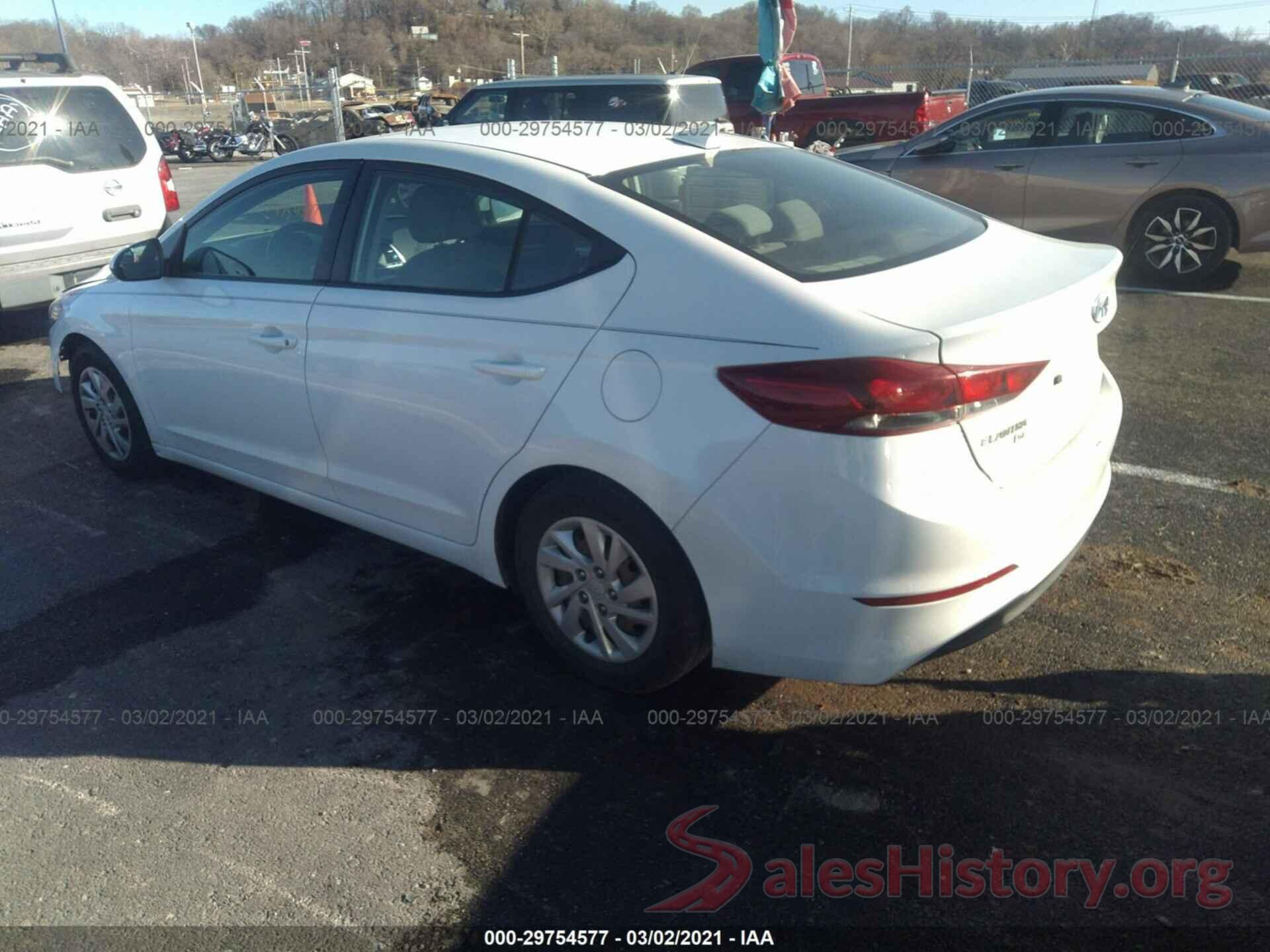 5NPD74LF4HH100105 2017 HYUNDAI ELANTRA