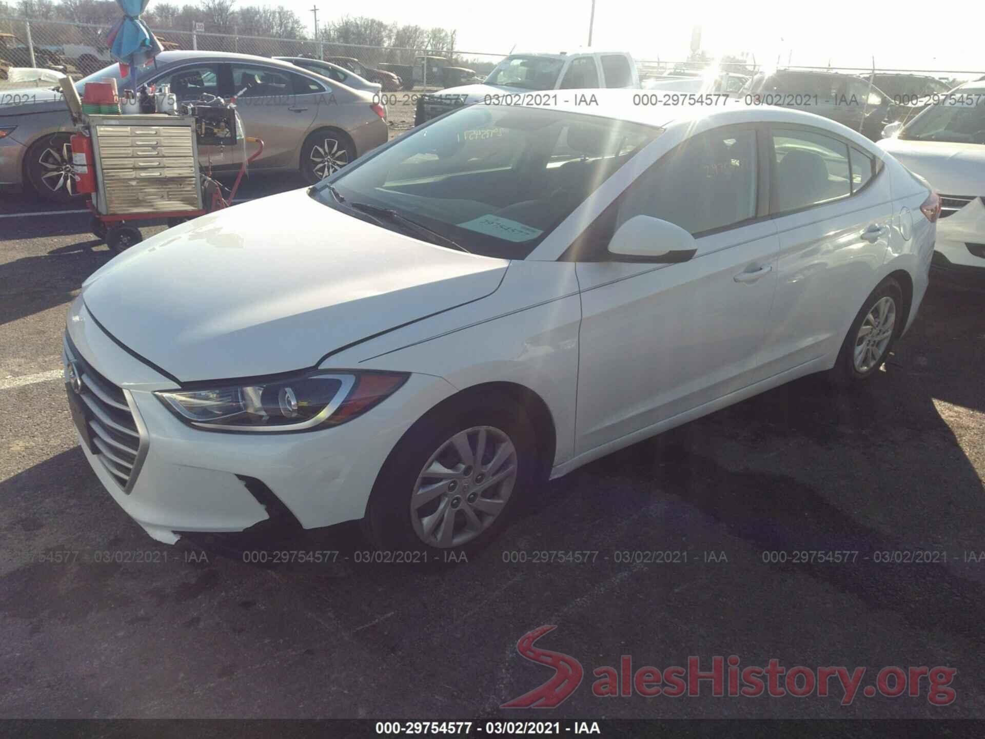 5NPD74LF4HH100105 2017 HYUNDAI ELANTRA