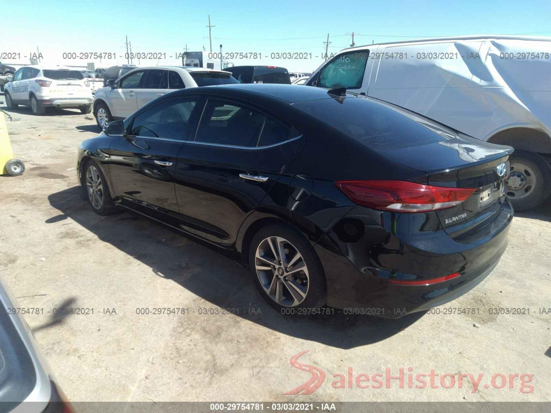 5NPD84LF3HH020436 2017 HYUNDAI ELANTRA