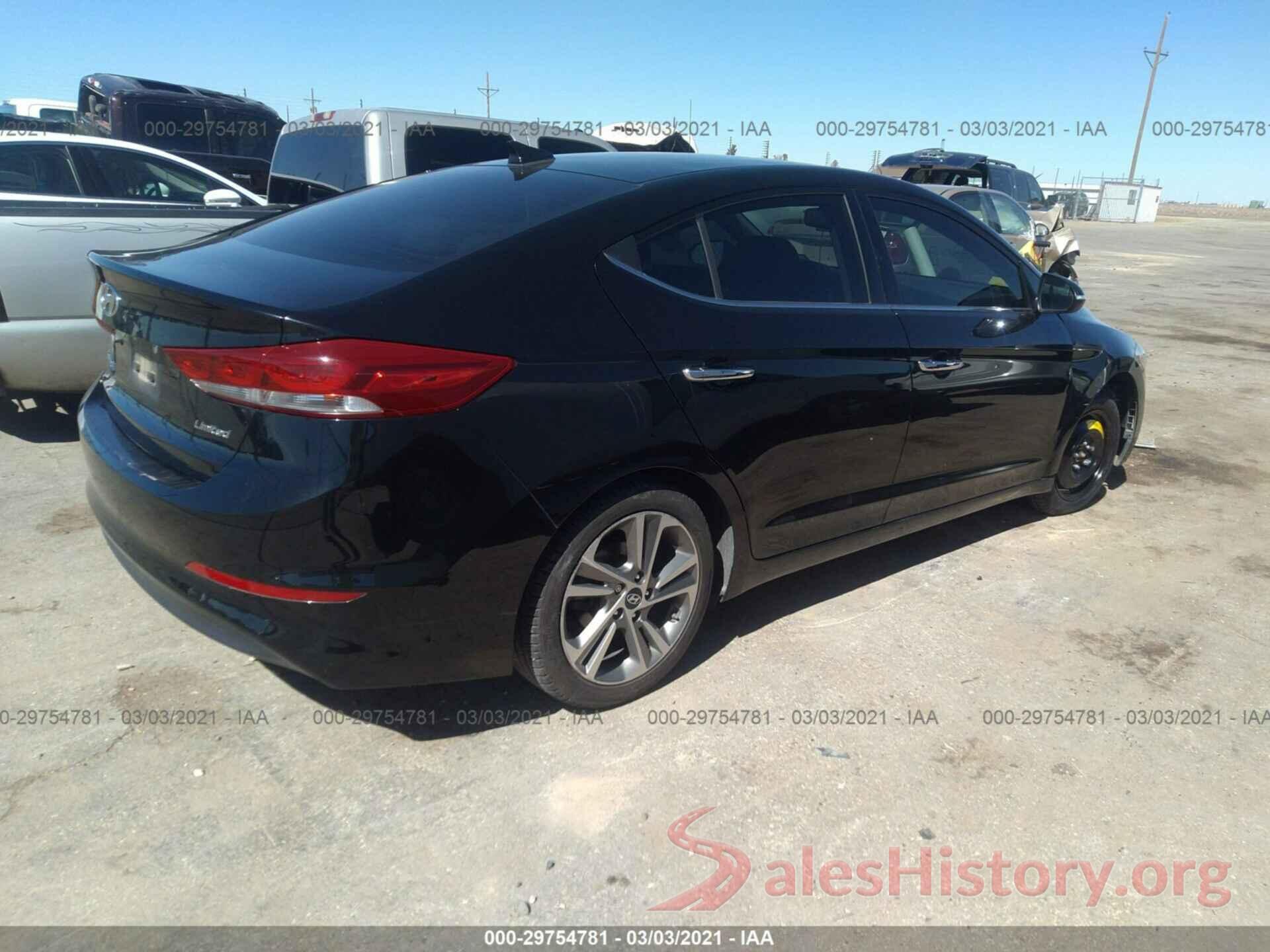 5NPD84LF3HH020436 2017 HYUNDAI ELANTRA