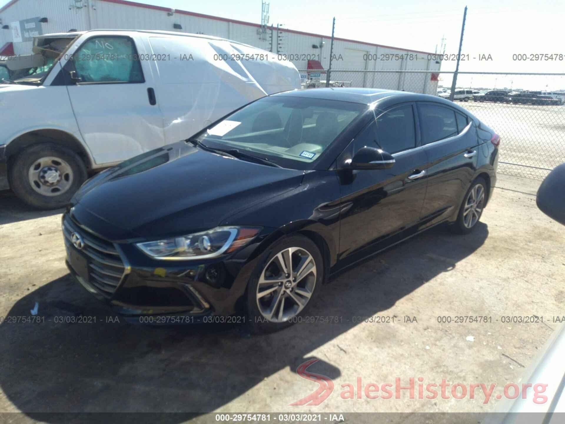 5NPD84LF3HH020436 2017 HYUNDAI ELANTRA