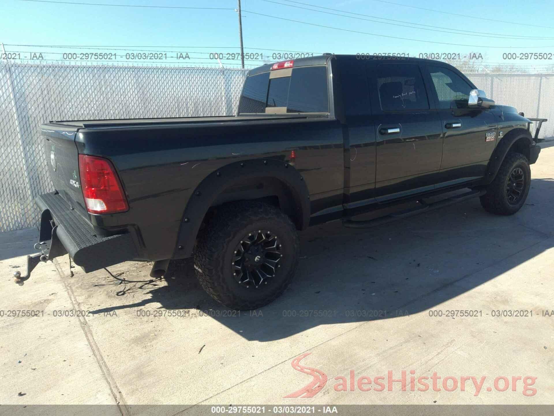 1VWBA7A32JC051360 2010 DODGE RAM 2500