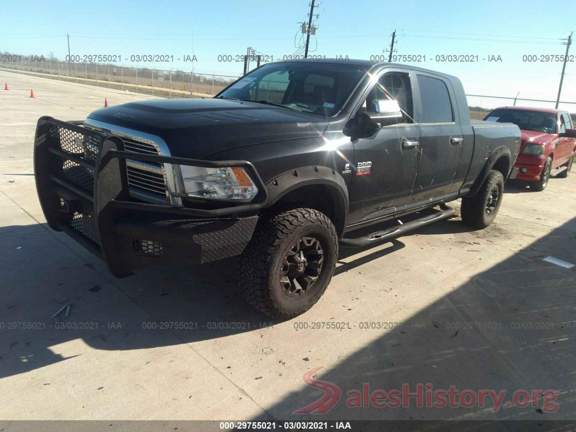 1VWBA7A32JC051360 2010 DODGE RAM 2500