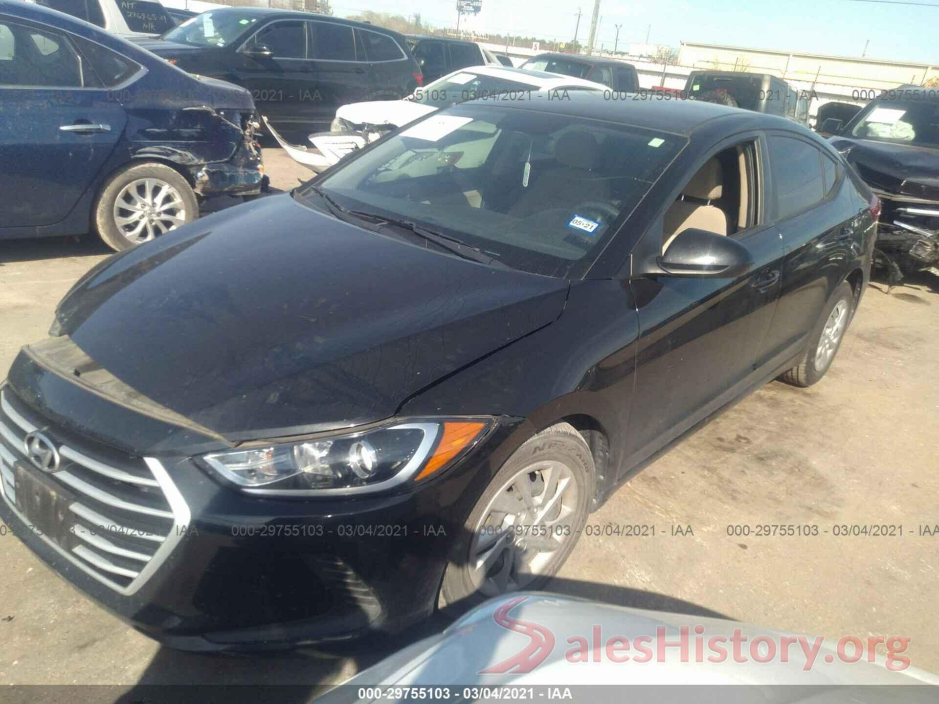 KMHD74LF6HU407244 2017 HYUNDAI ELANTRA