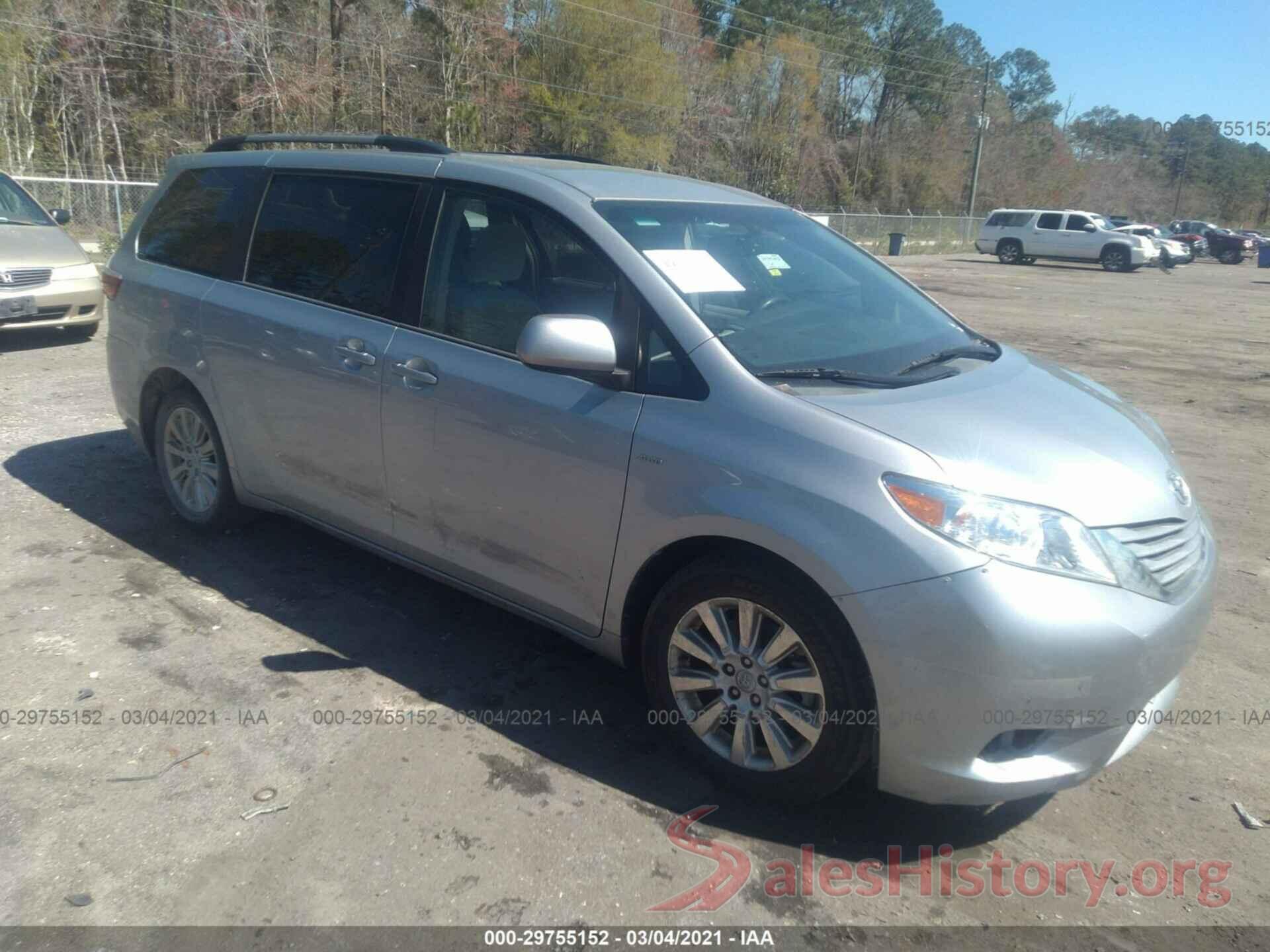 5TDJK3DC7GS128568 2016 TOYOTA SIENNA