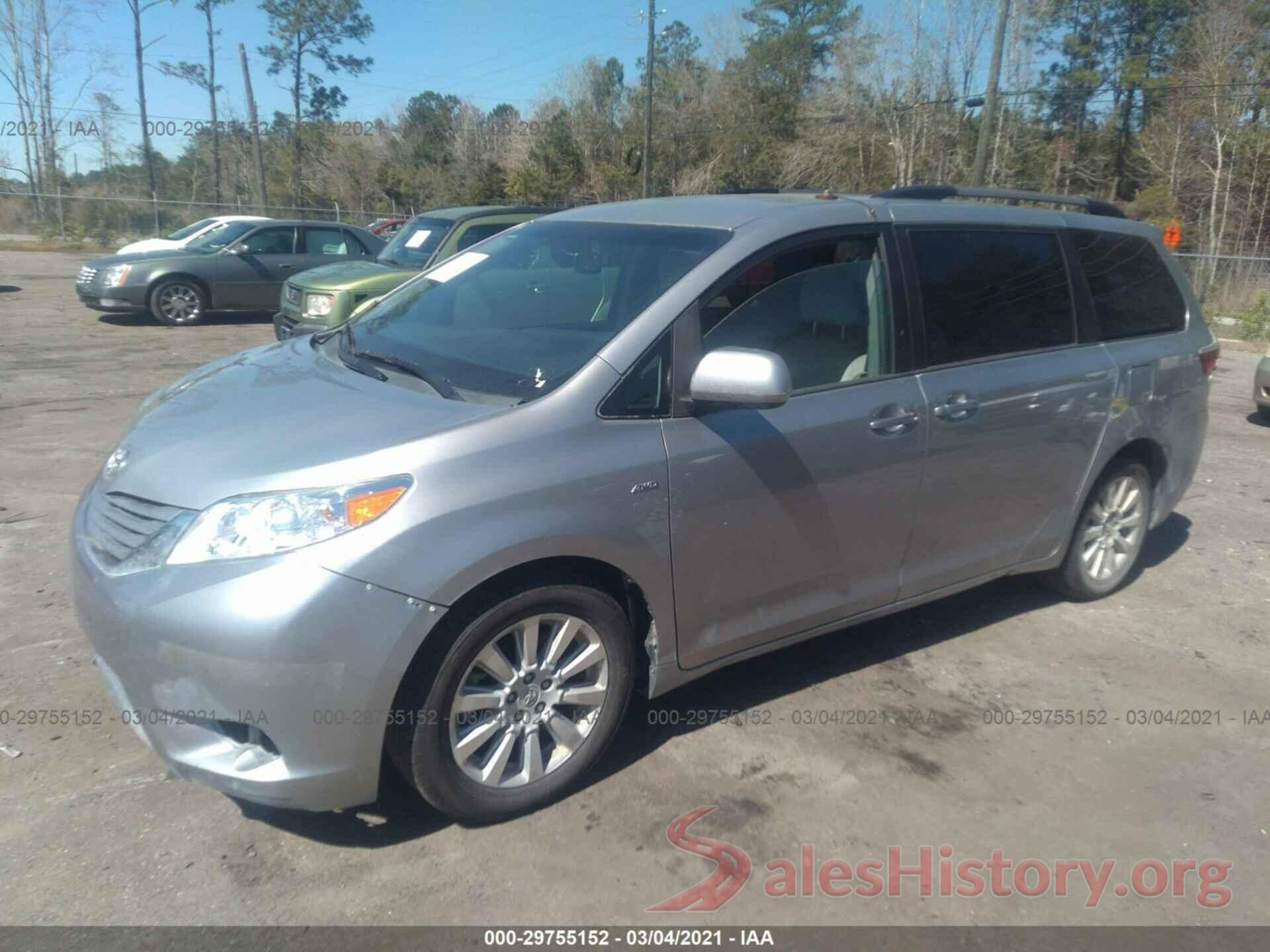 5TDJK3DC7GS128568 2016 TOYOTA SIENNA