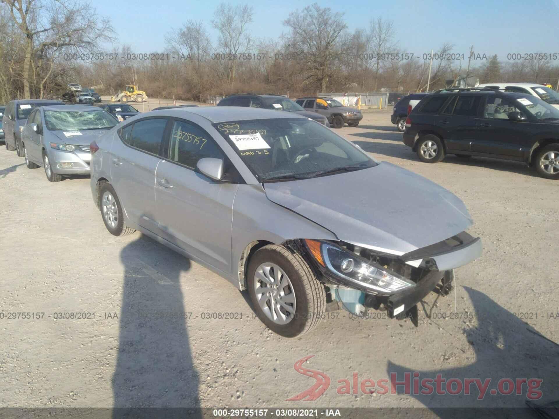 5NPD74LF8JH265712 2018 HYUNDAI ELANTRA