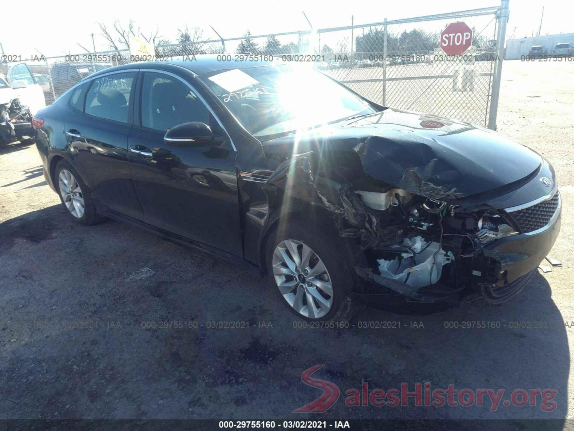 5XXGT4L39GG073766 2016 KIA OPTIMA