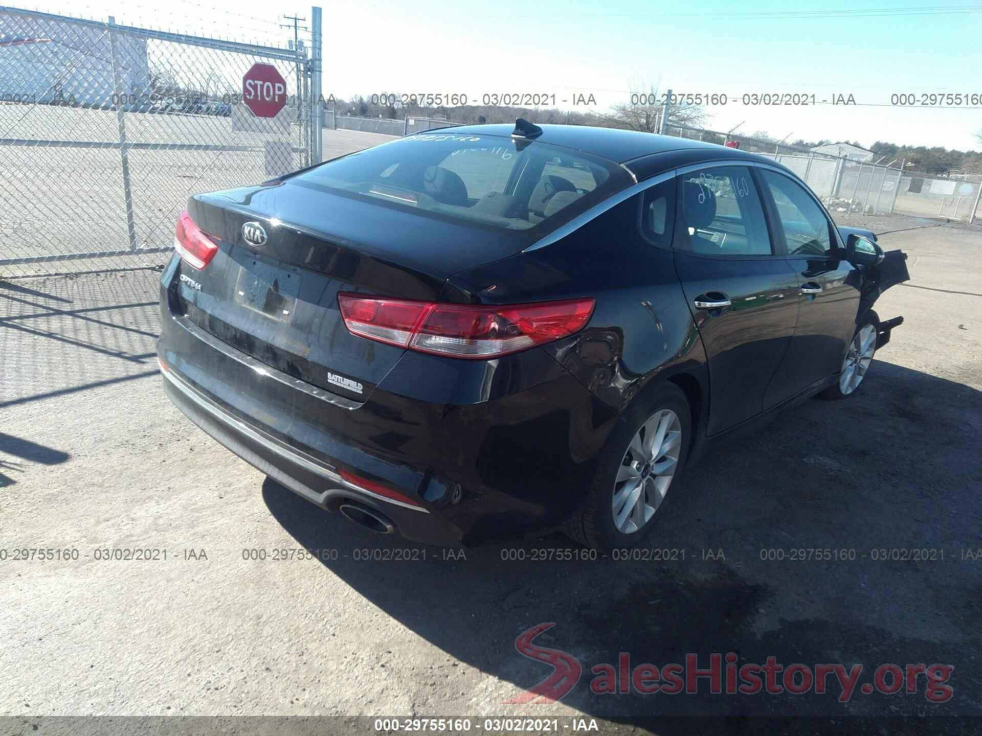 5XXGT4L39GG073766 2016 KIA OPTIMA