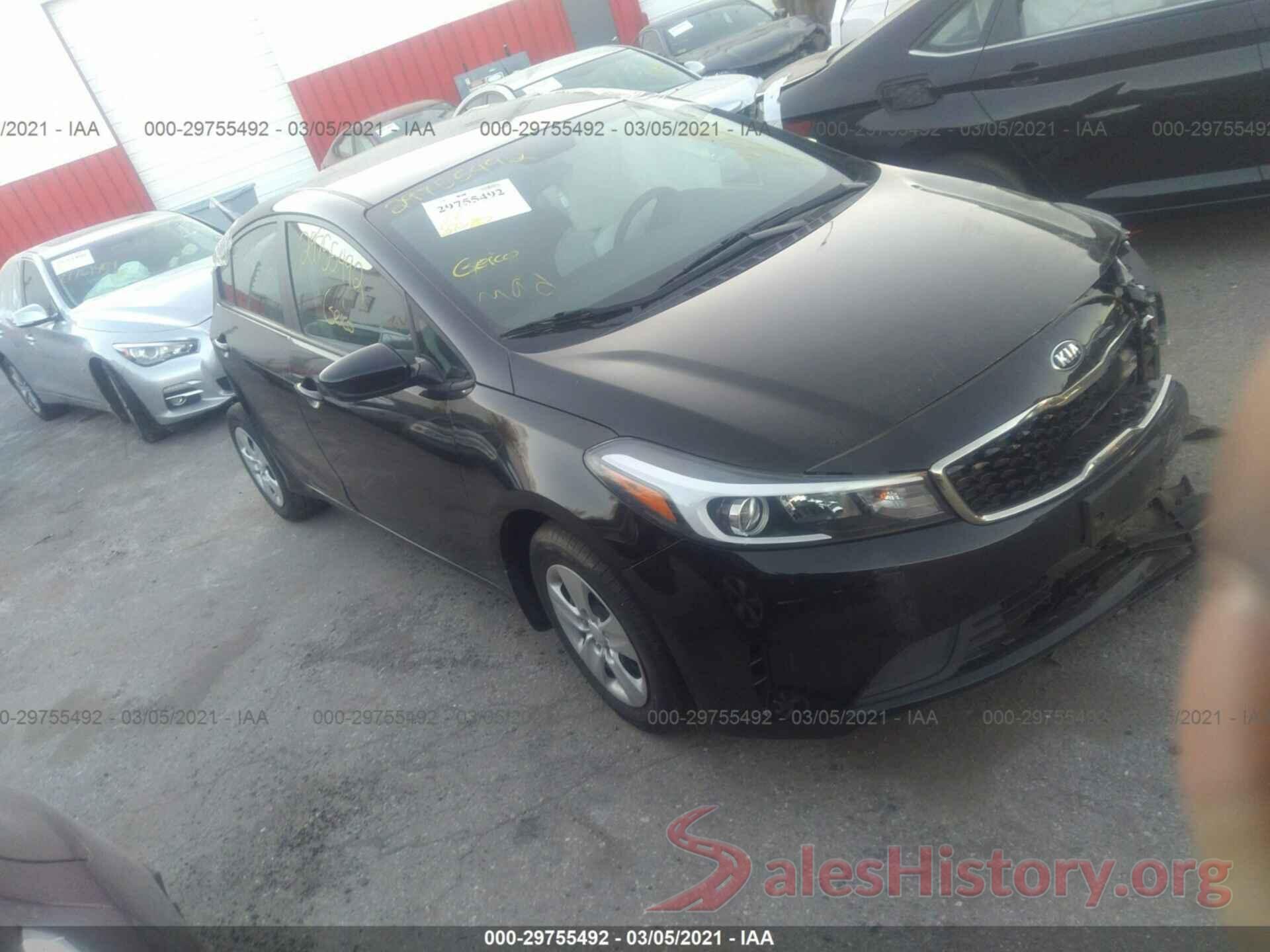 3KPFL4A7XJE179693 2018 KIA FORTE