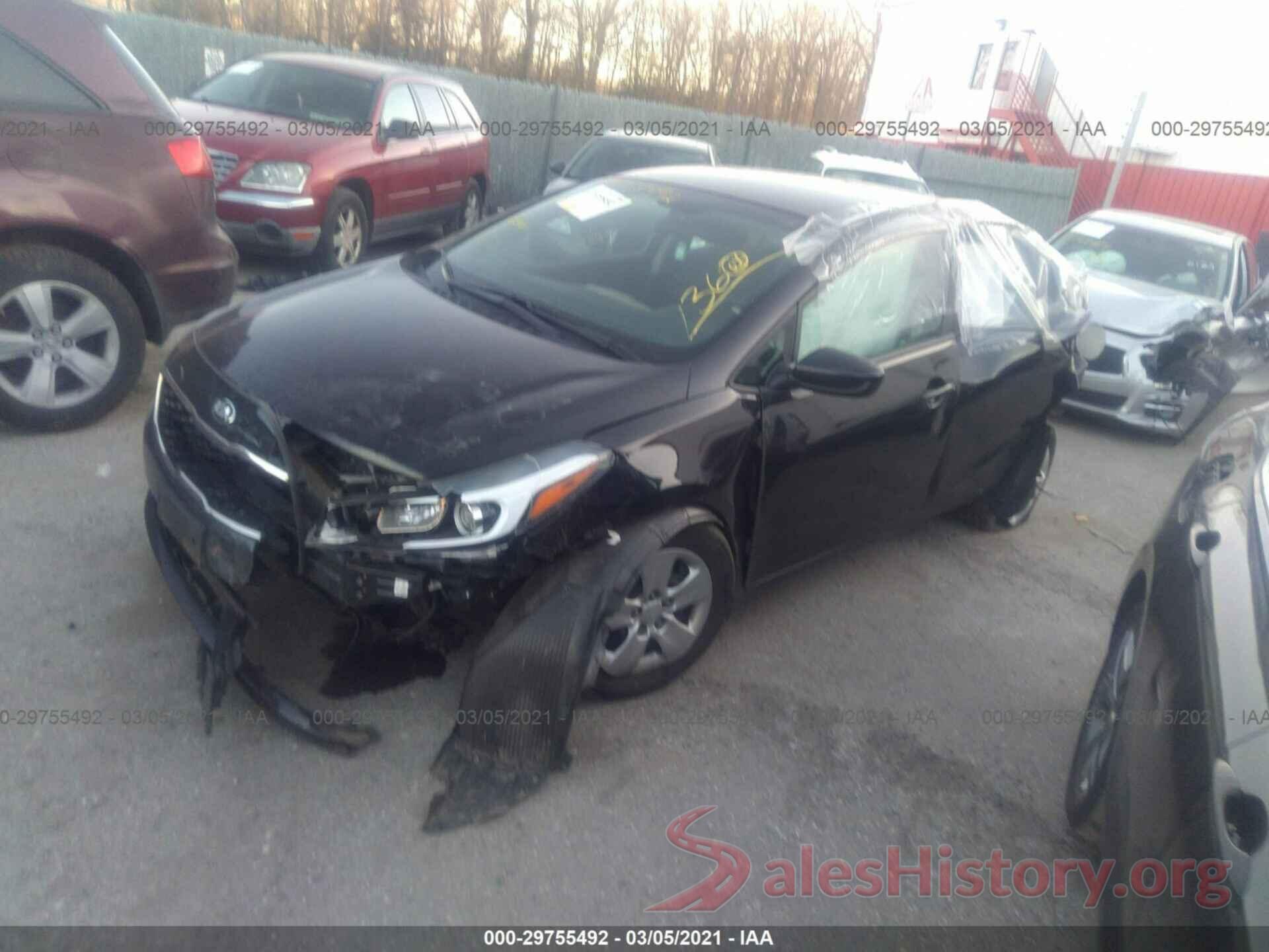 3KPFL4A7XJE179693 2018 KIA FORTE