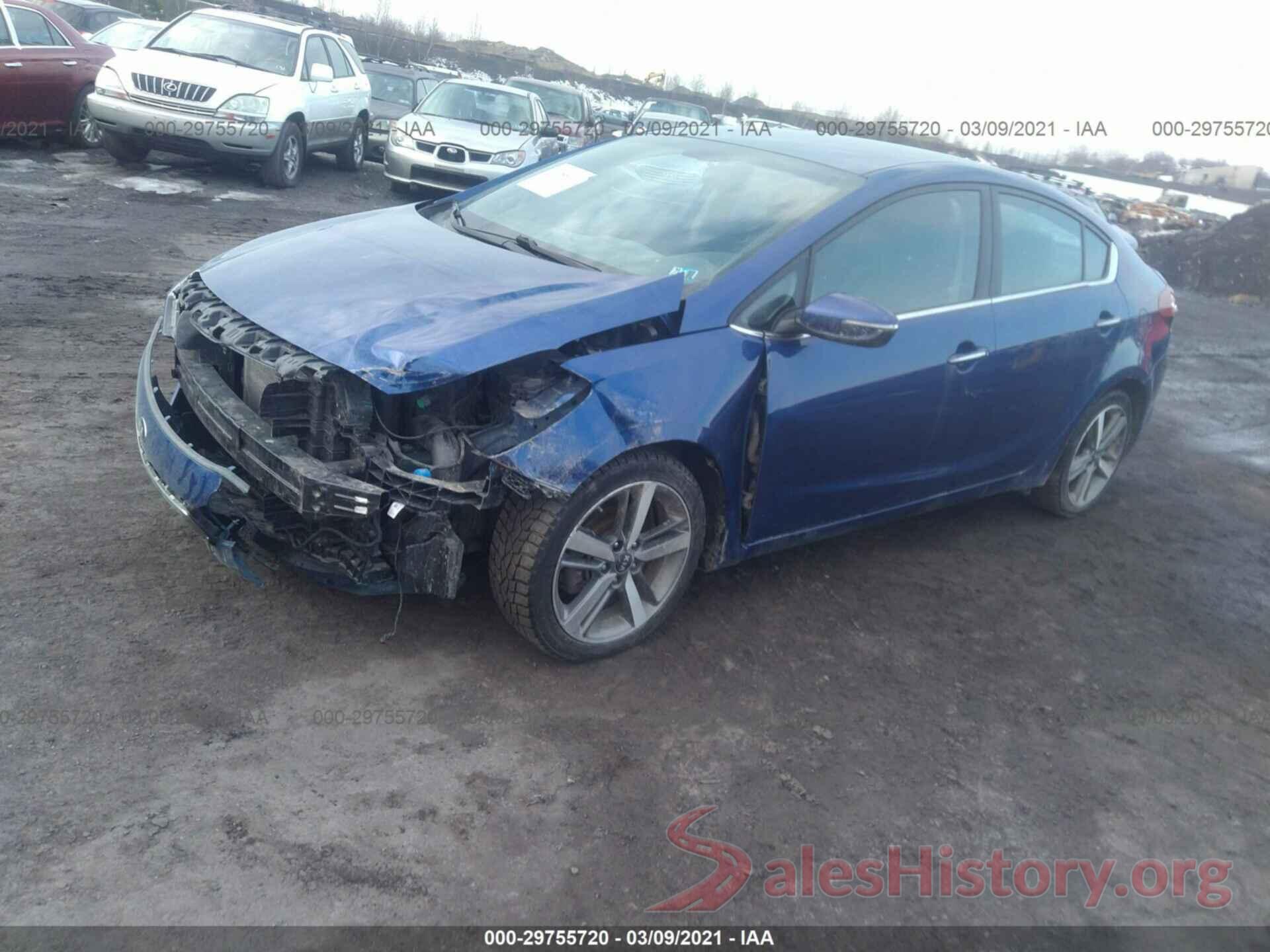 3KPFL4A8XHE004265 2017 KIA FORTE