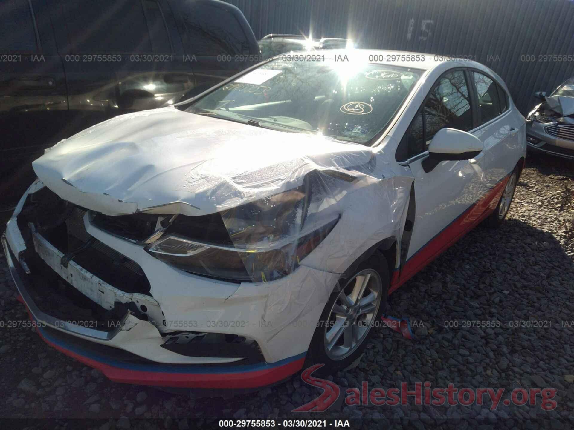 3G1BE6SMXHS605511 2017 CHEVROLET CRUZE