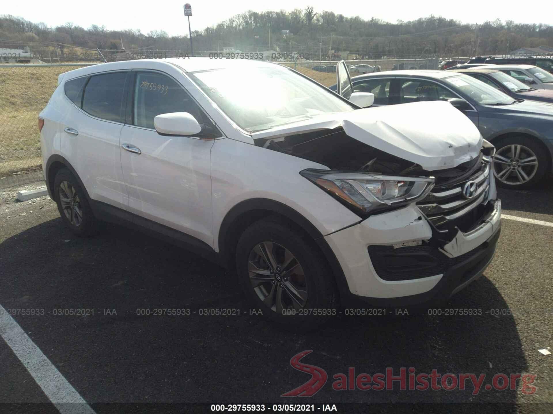 5XYZT3LB8GG318675 2016 HYUNDAI SANTA FE SPORT