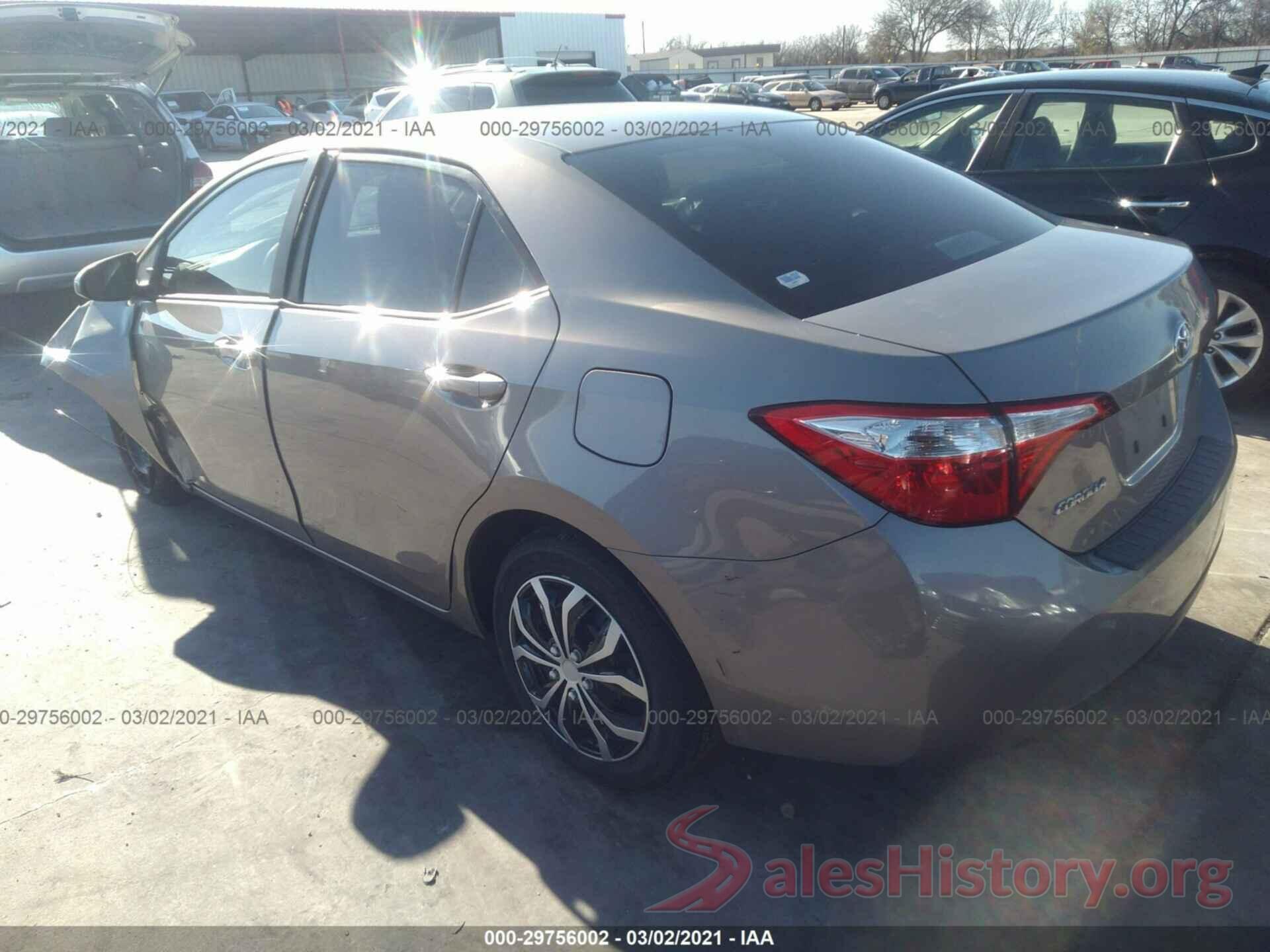 2T1BURHEXGC679499 2016 TOYOTA COROLLA