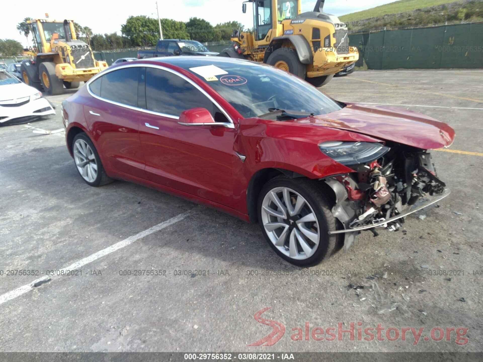 5YJ3E1EA4JF015397 2018 TESLA MODEL 3