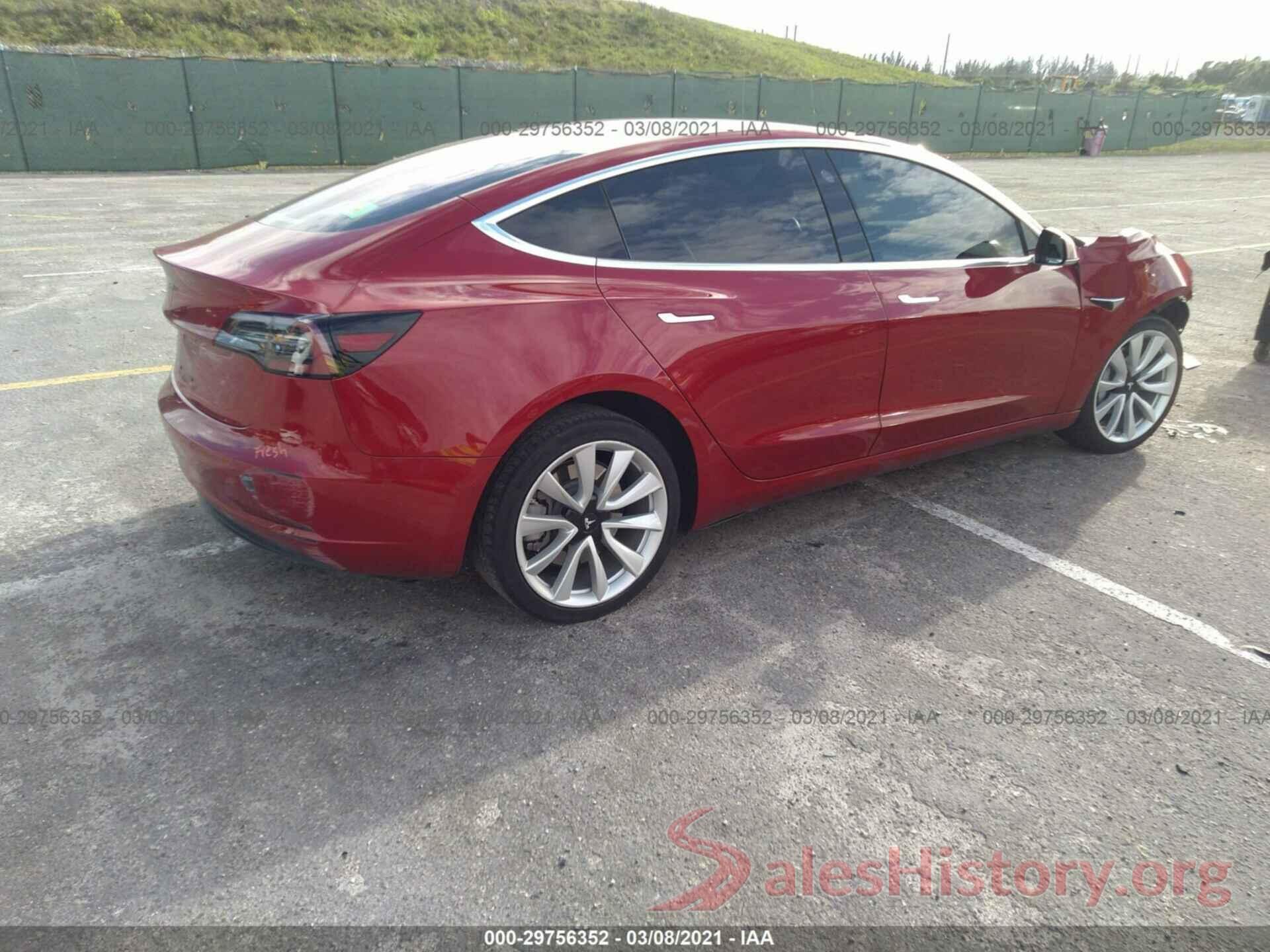 5YJ3E1EA4JF015397 2018 TESLA MODEL 3