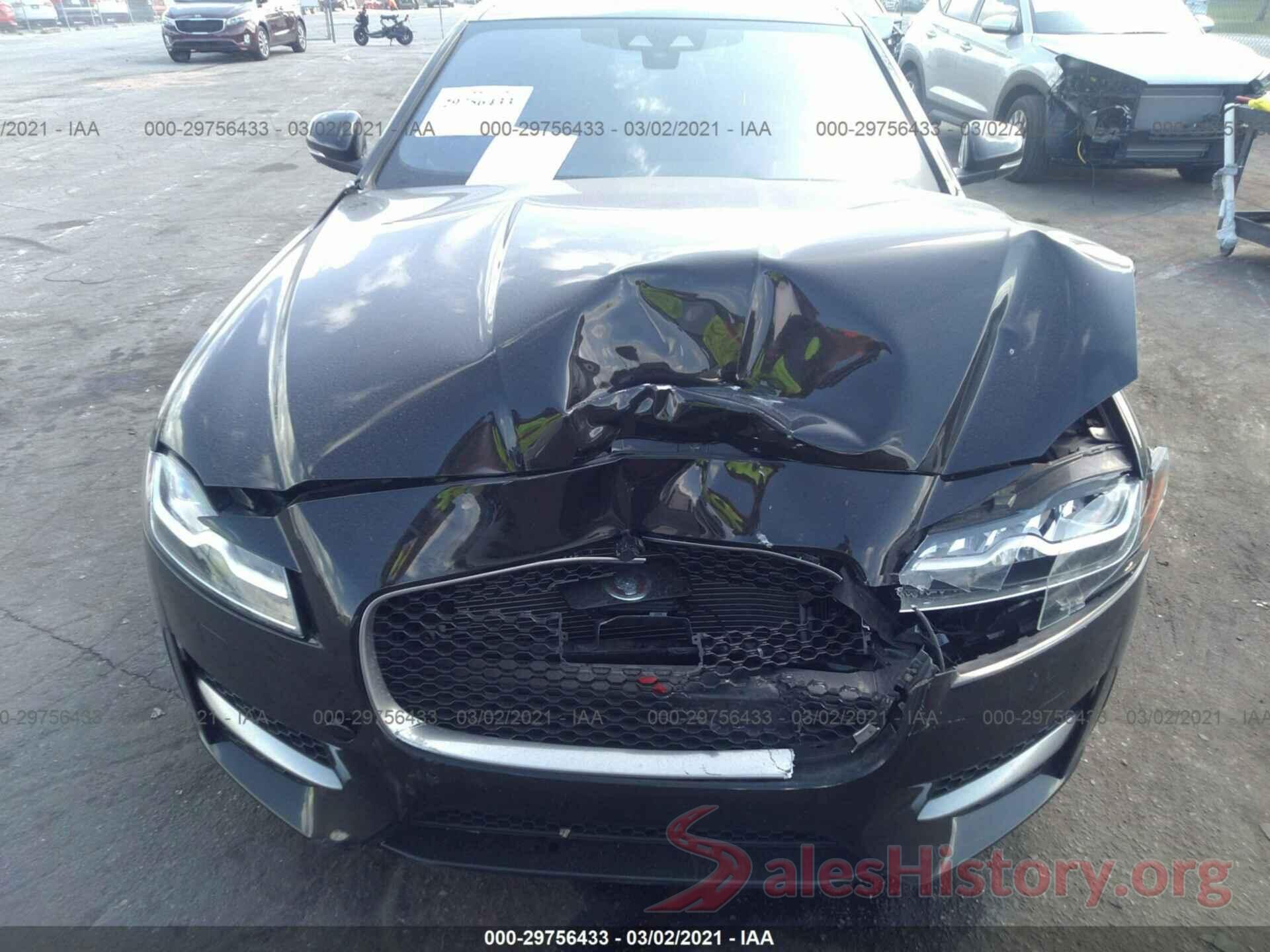 SAJBF4BV2GCY21165 2016 JAGUAR XF