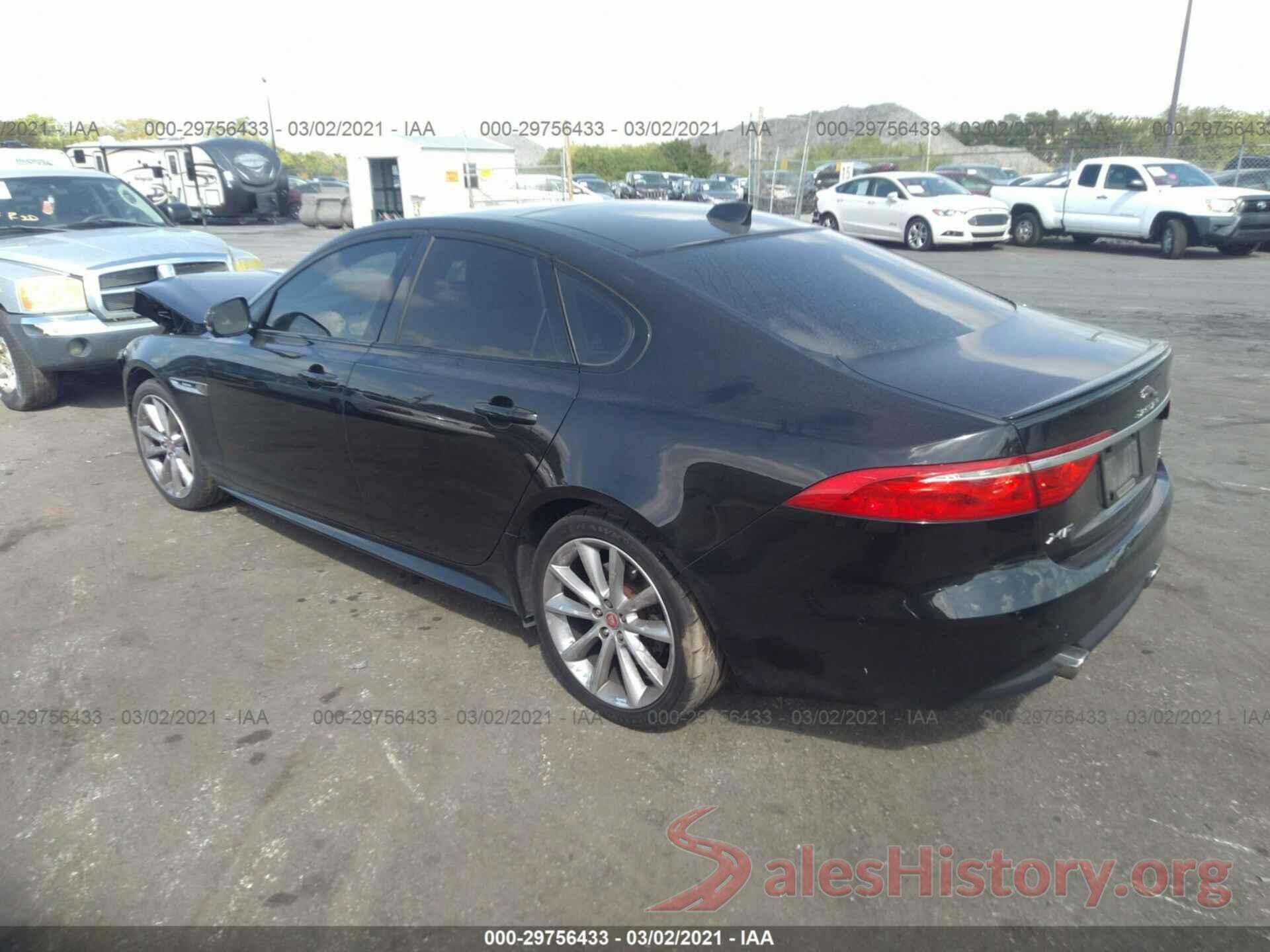 SAJBF4BV2GCY21165 2016 JAGUAR XF