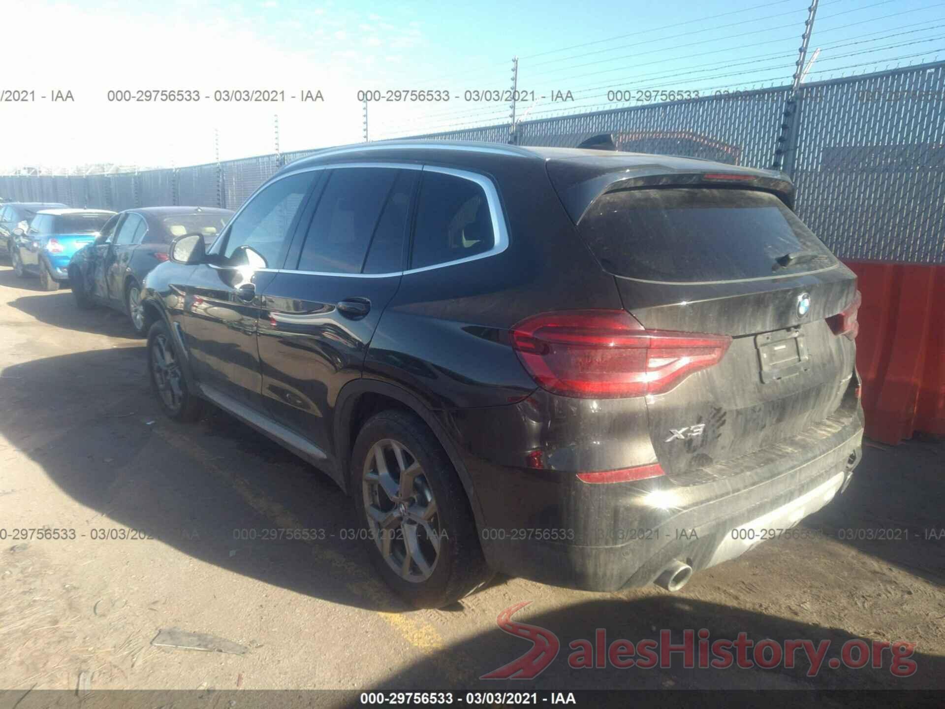 5UXTY5C08LLT36432 2020 BMW X3