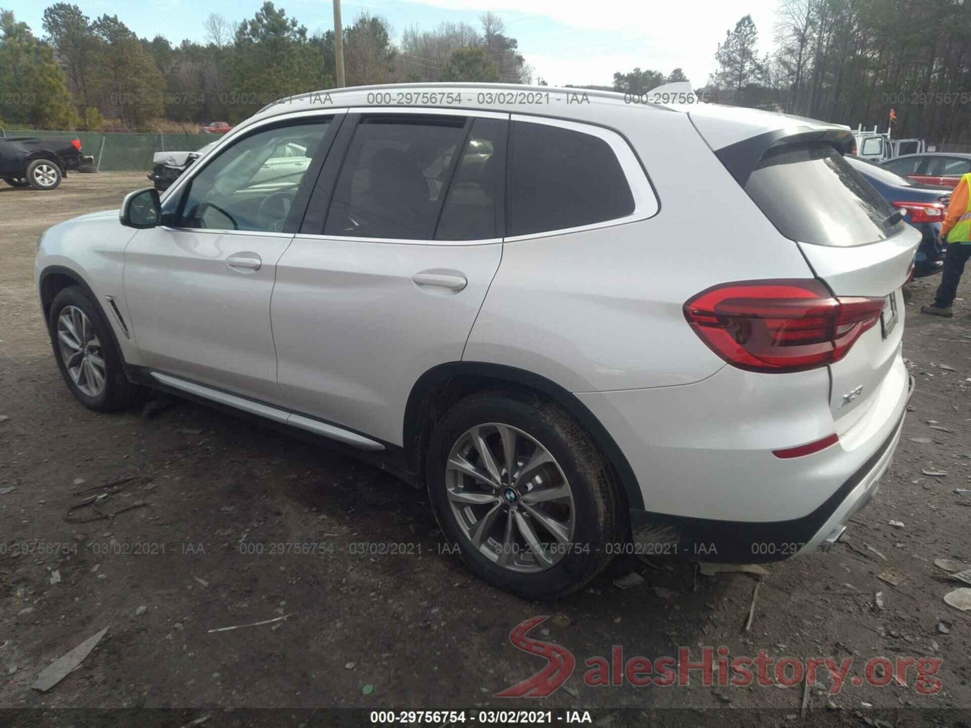 5UXTR7C50KLE96746 2019 BMW X3