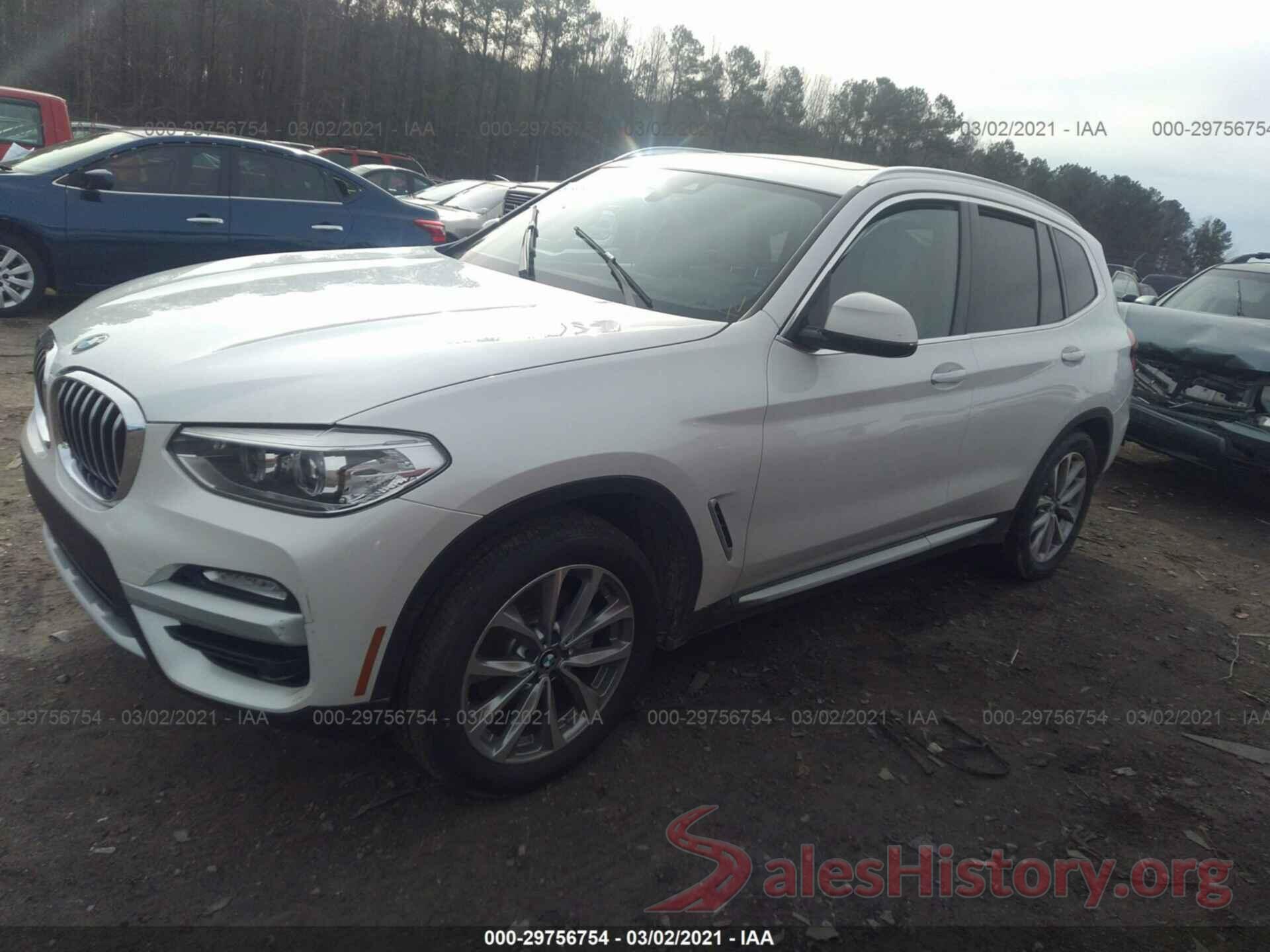 5UXTR7C50KLE96746 2019 BMW X3