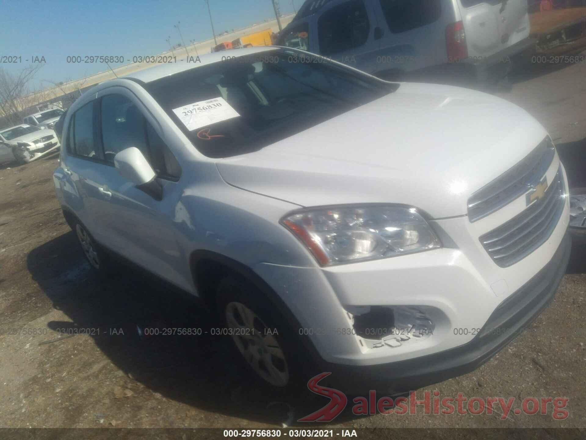 KL7CJKSB2GB602950 2016 CHEVROLET TRAX