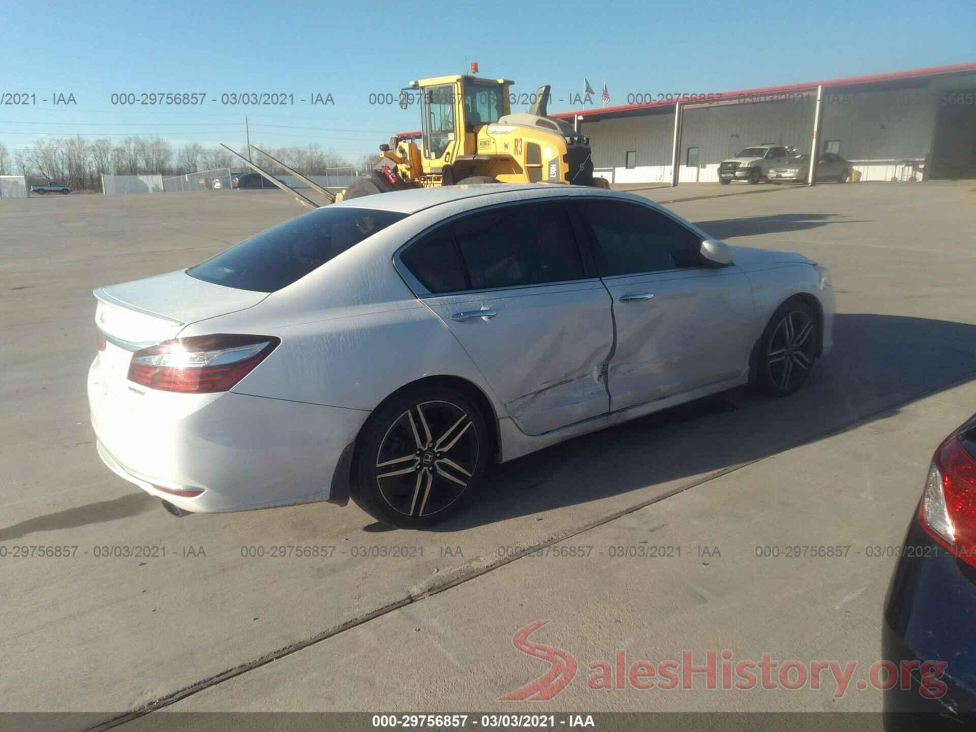 1HGCR2F58GA037871 2016 HONDA ACCORD SEDAN