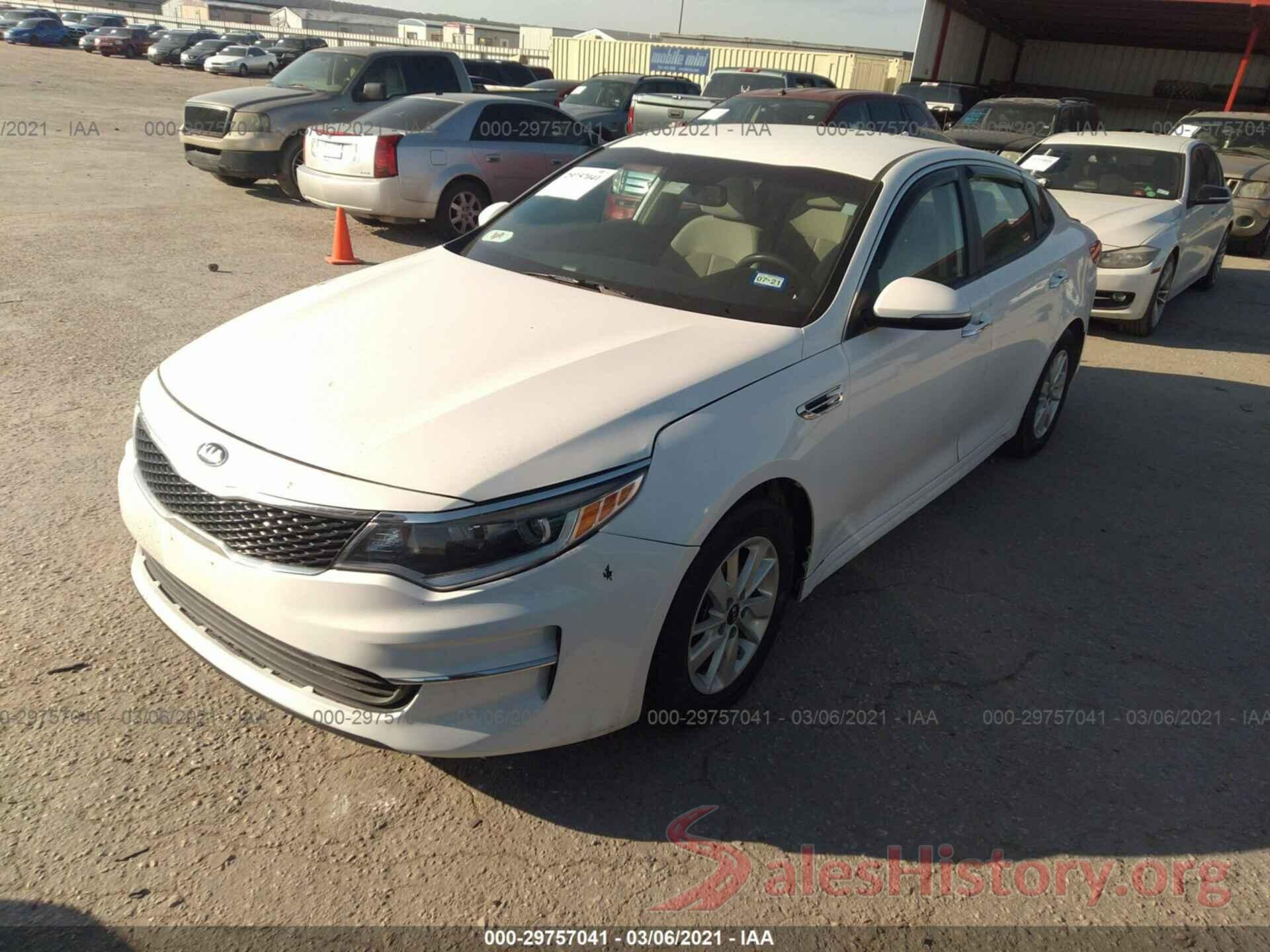 5XXGT4L34GG063954 2016 KIA OPTIMA