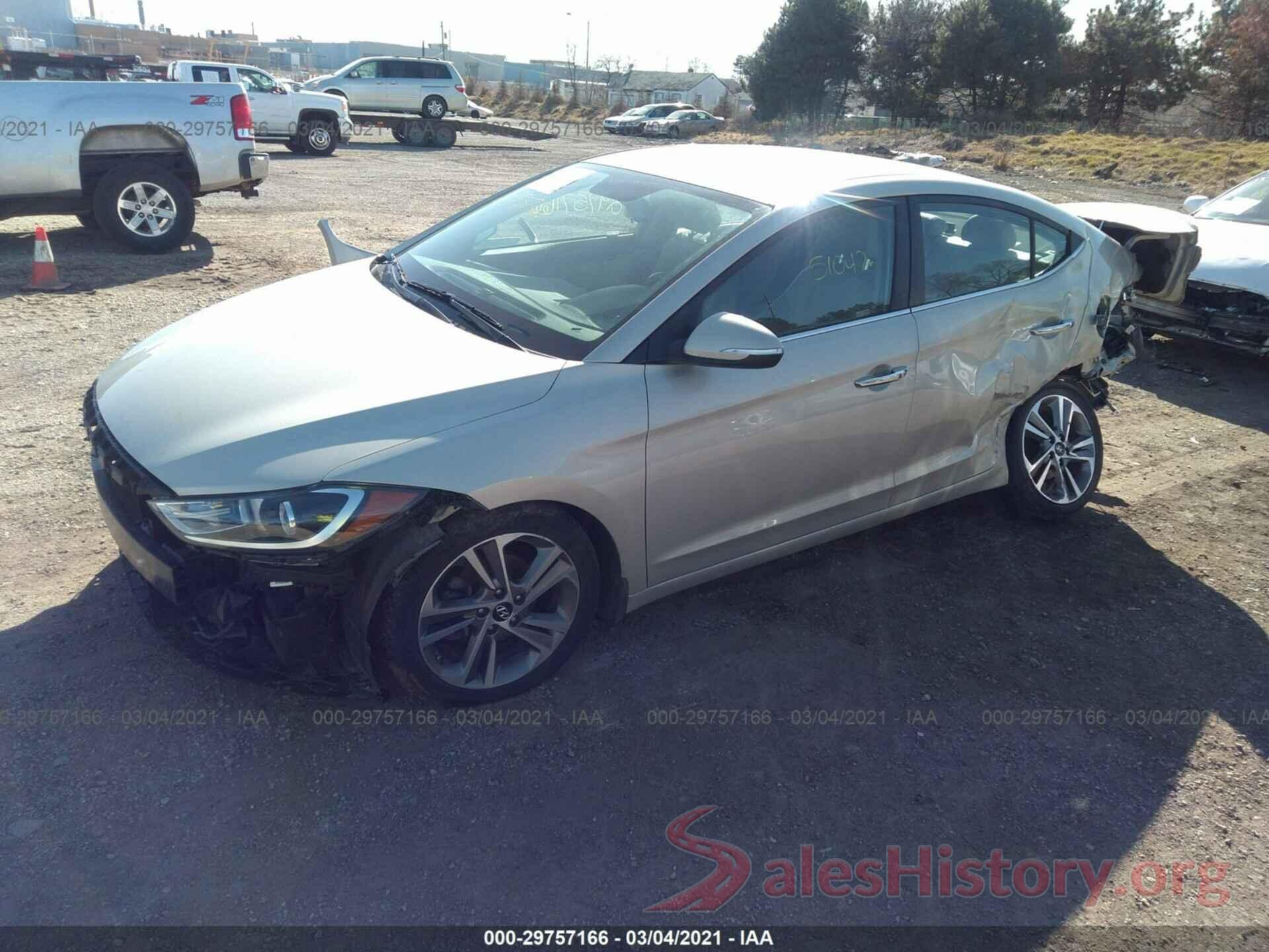 5NPD84LF9HH176366 2017 HYUNDAI ELANTRA