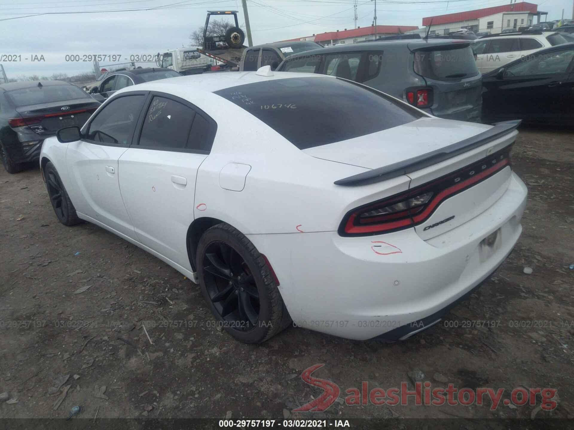 2C3CDXHG2GH163464 2016 DODGE CHARGER