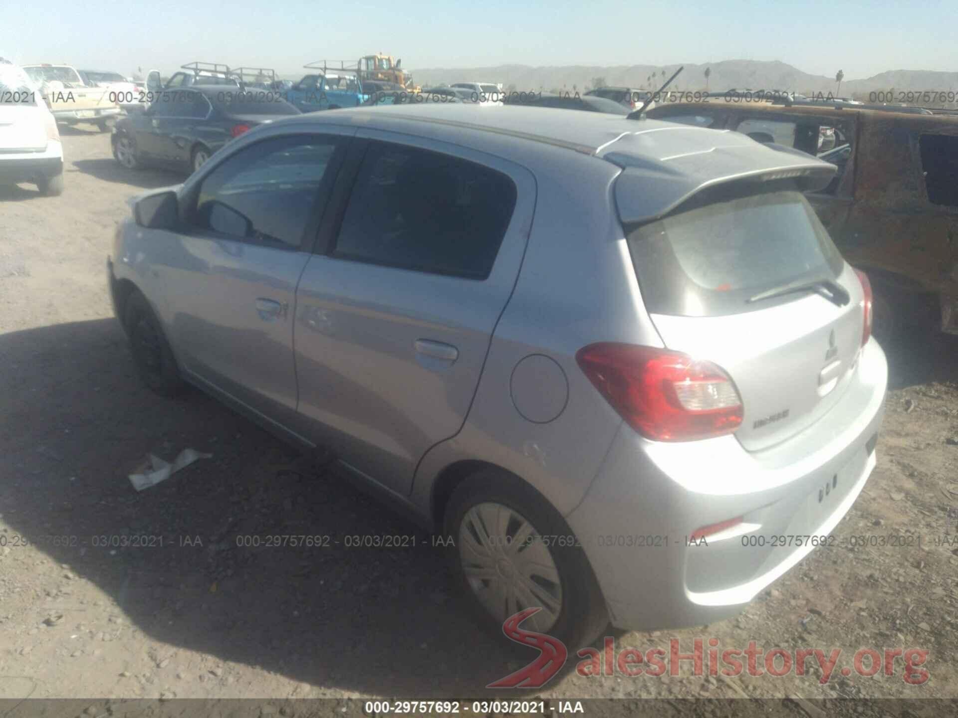 ML32A3HJ8HH021702 2017 MITSUBISHI MIRAGE