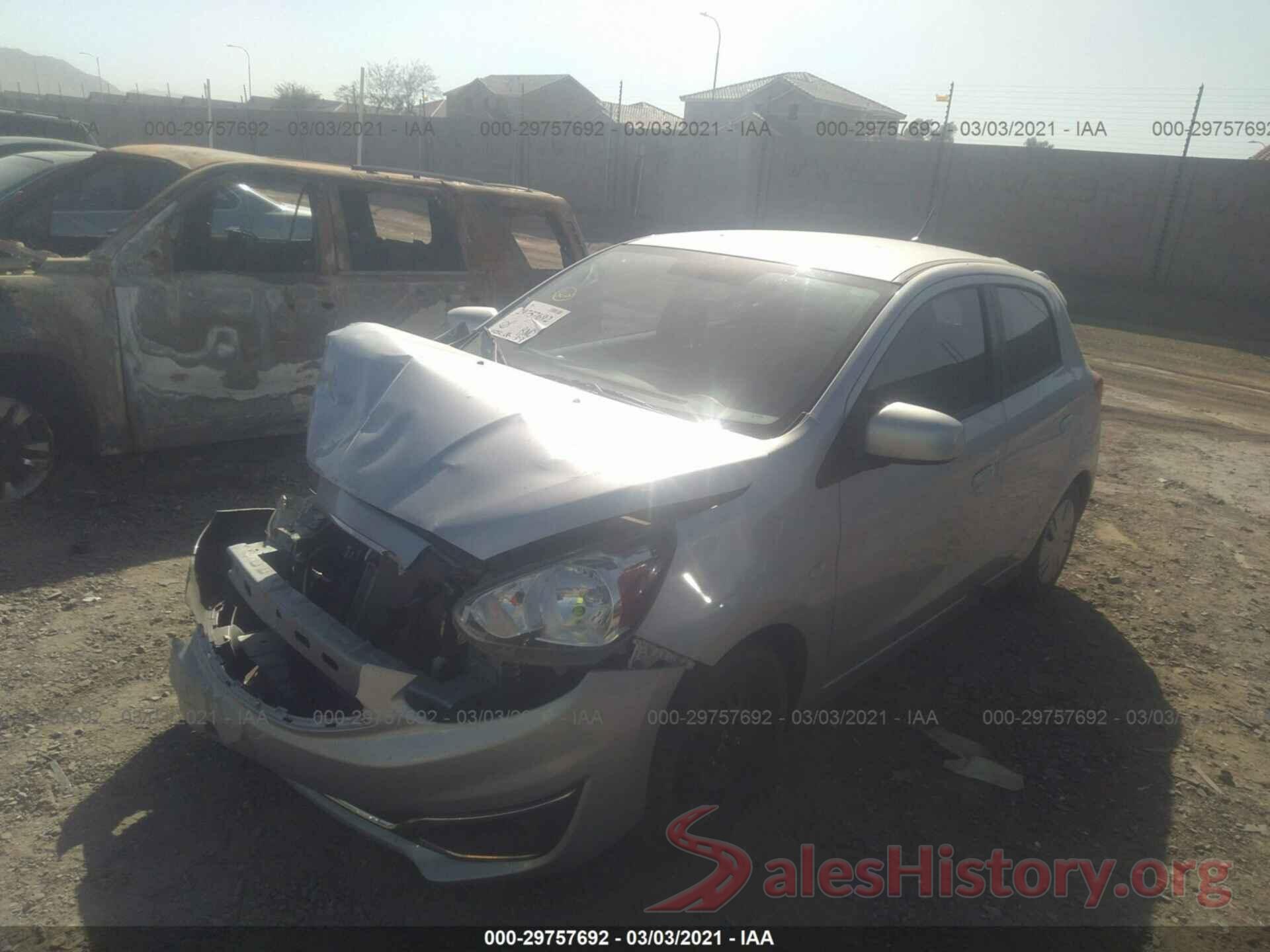 ML32A3HJ8HH021702 2017 MITSUBISHI MIRAGE