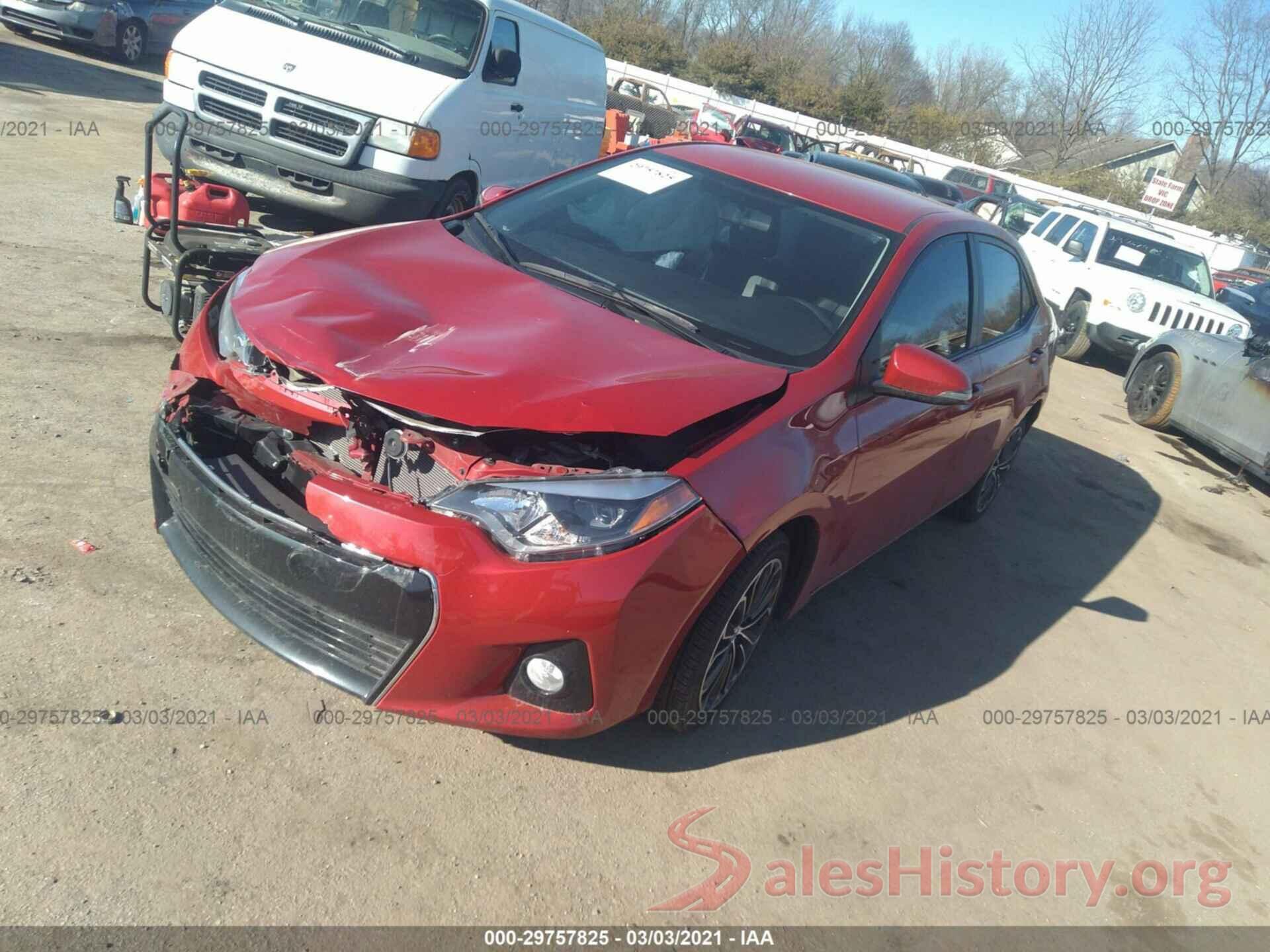 2T1BURHE0GC682136 2016 TOYOTA COROLLA