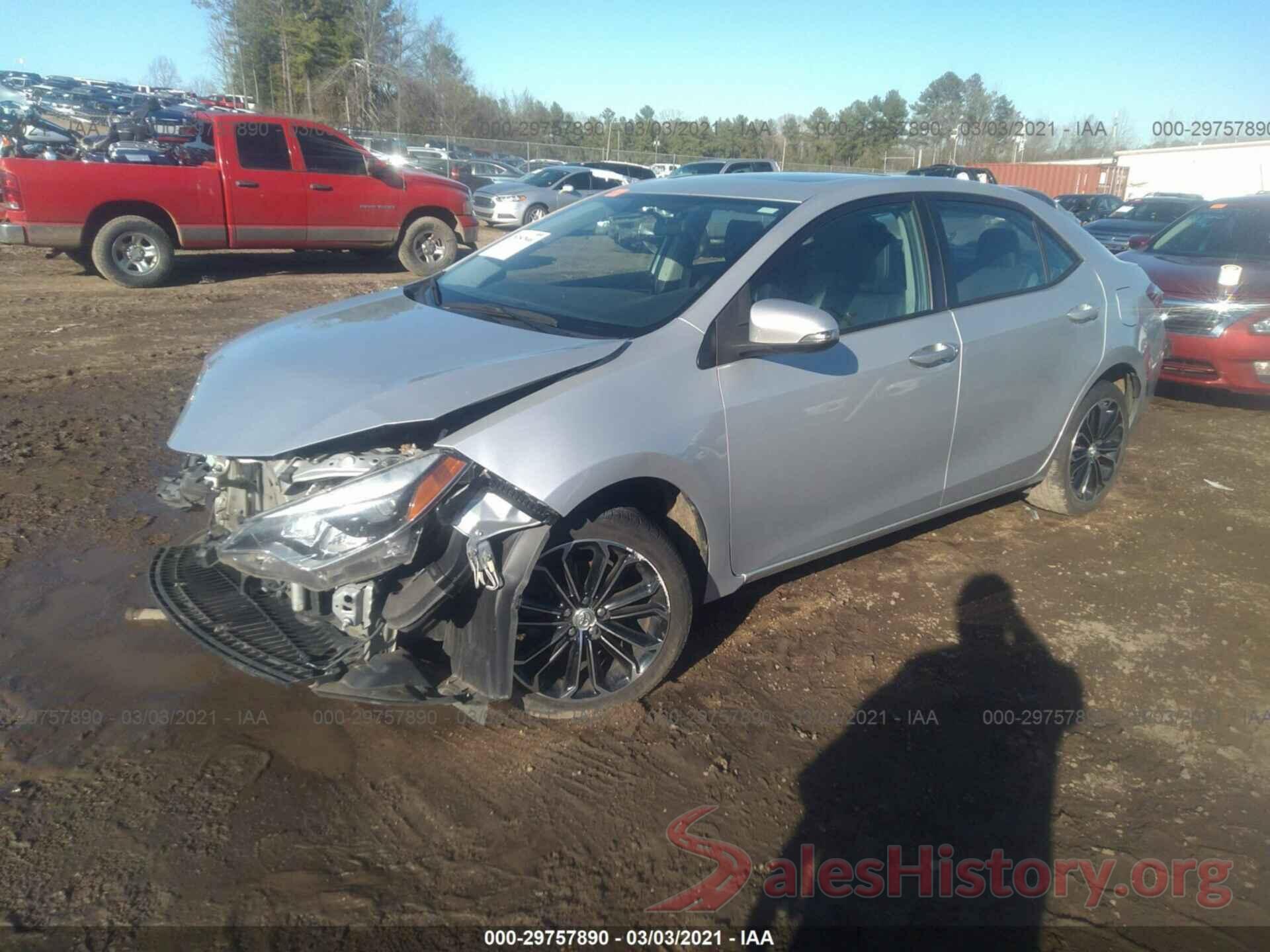 5YFBURHE5GP492185 2016 TOYOTA COROLLA