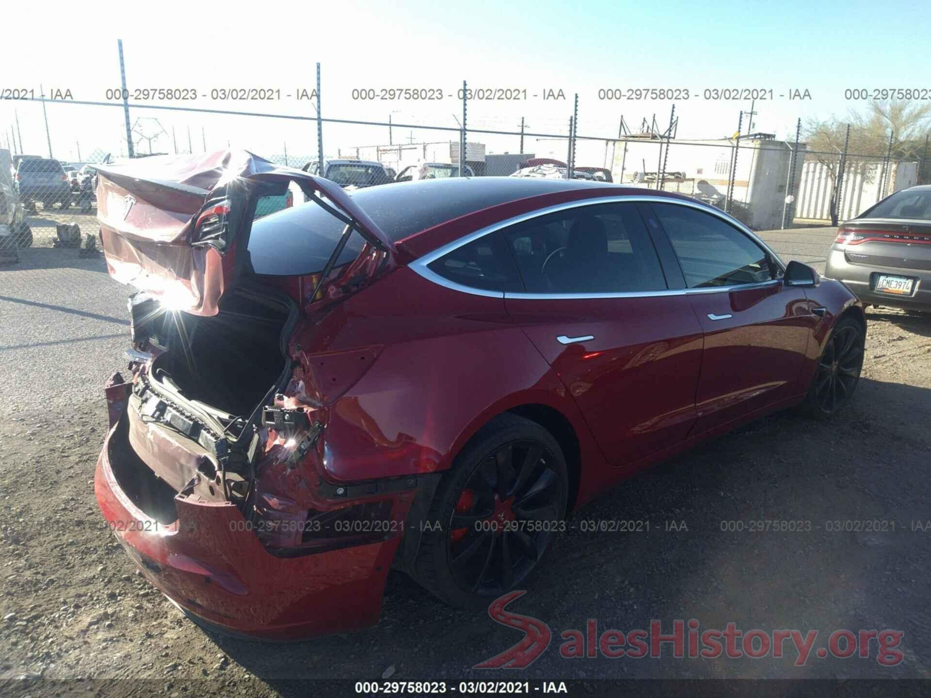 5YJ3E1EB5JF072829 2018 TESLA MODEL 3