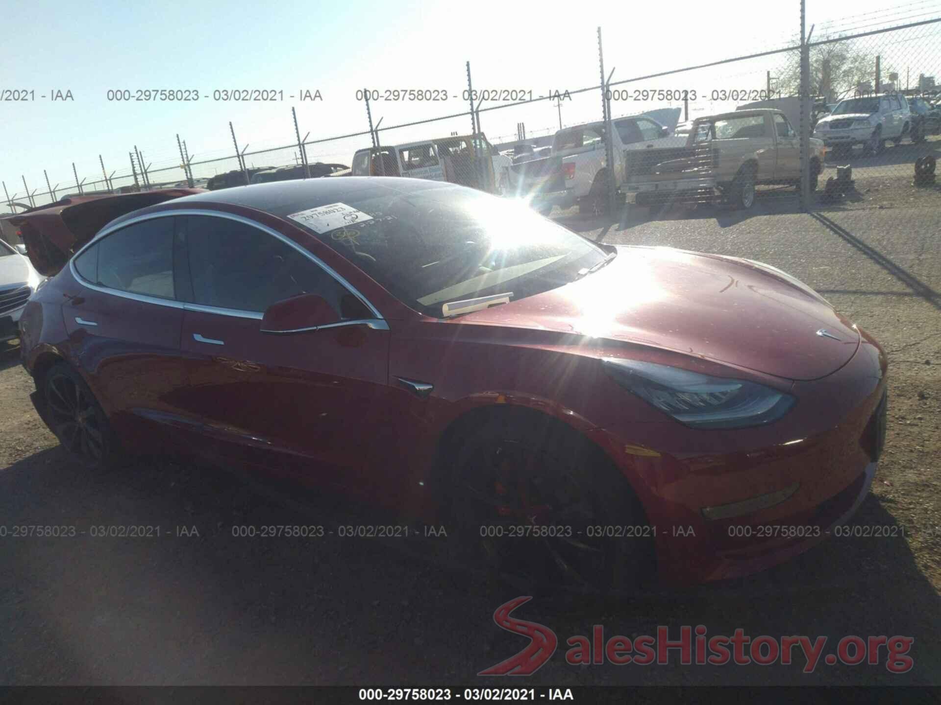 5YJ3E1EB5JF072829 2018 TESLA MODEL 3