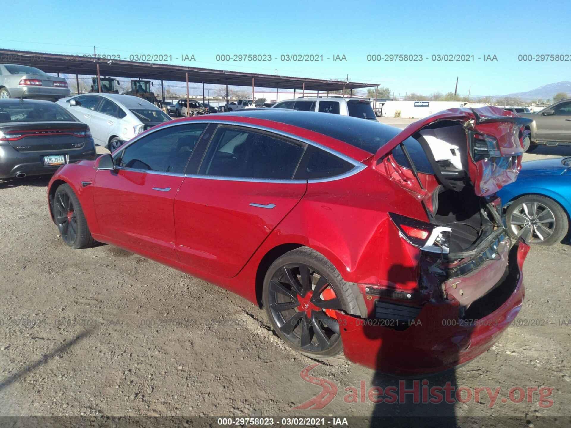 5YJ3E1EB5JF072829 2018 TESLA MODEL 3