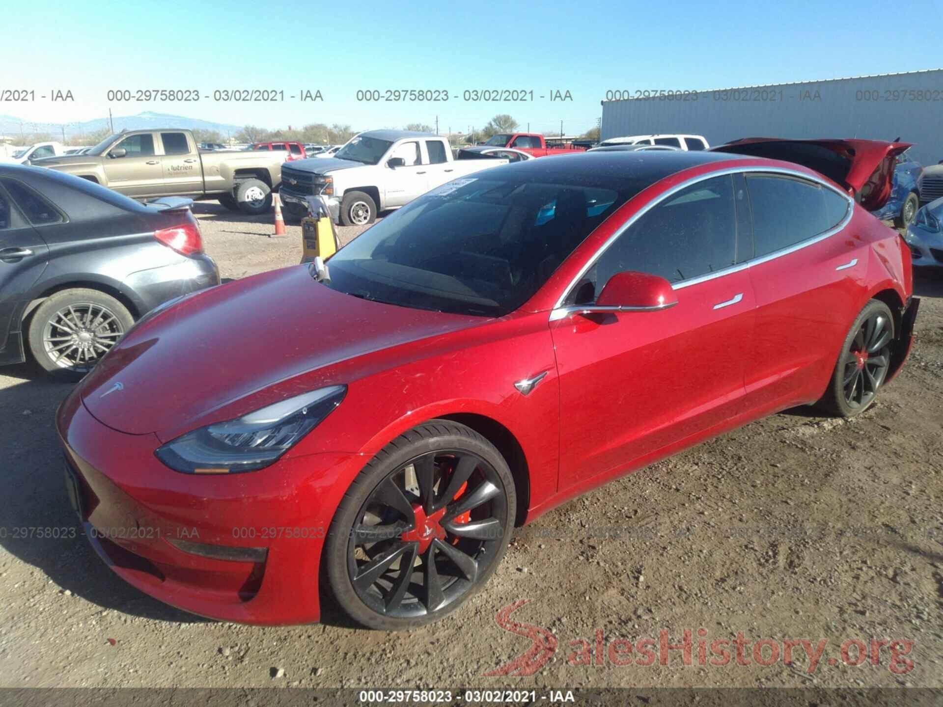 5YJ3E1EB5JF072829 2018 TESLA MODEL 3