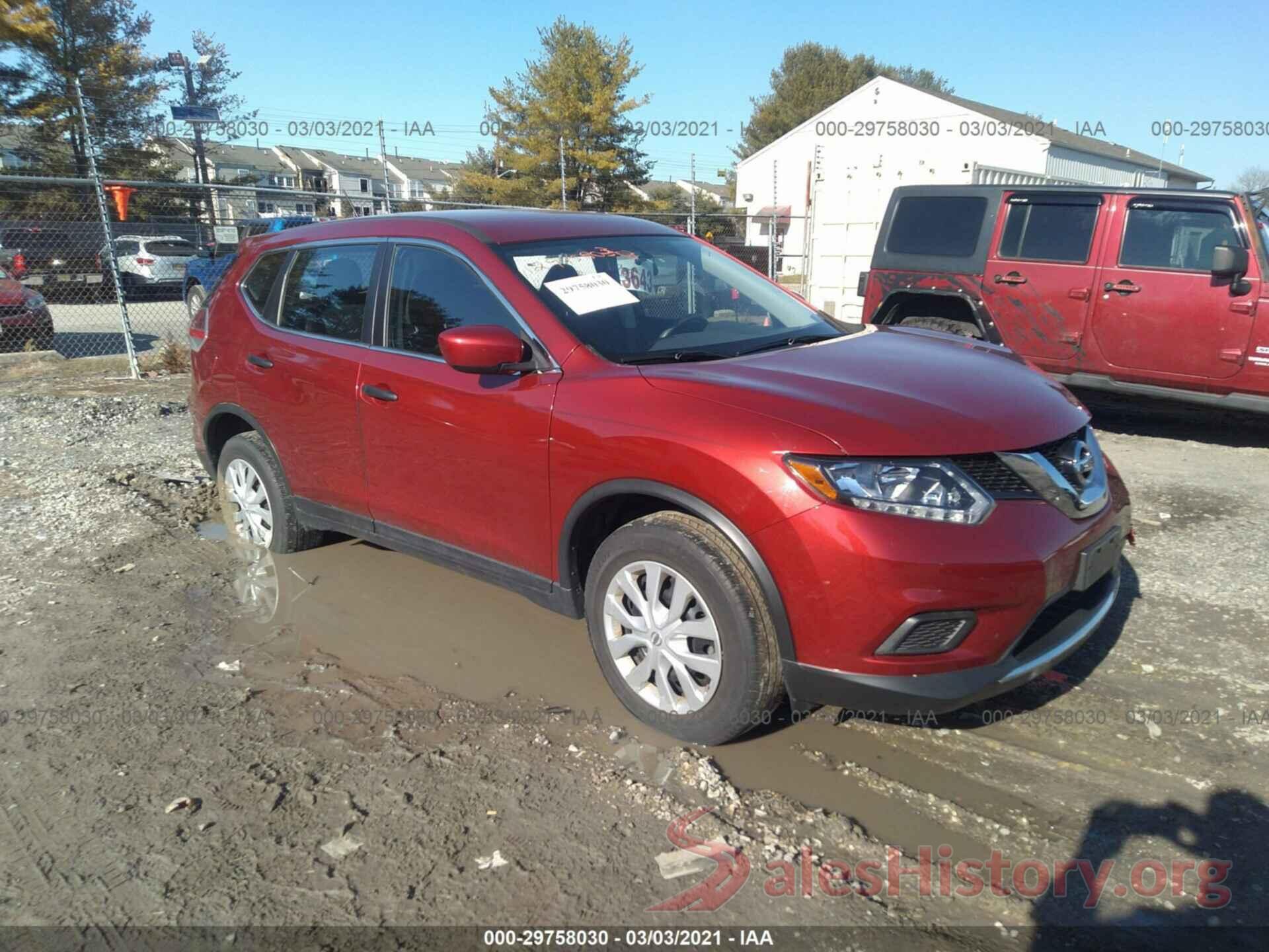 JN8AT2MVXGW154465 2016 NISSAN ROGUE