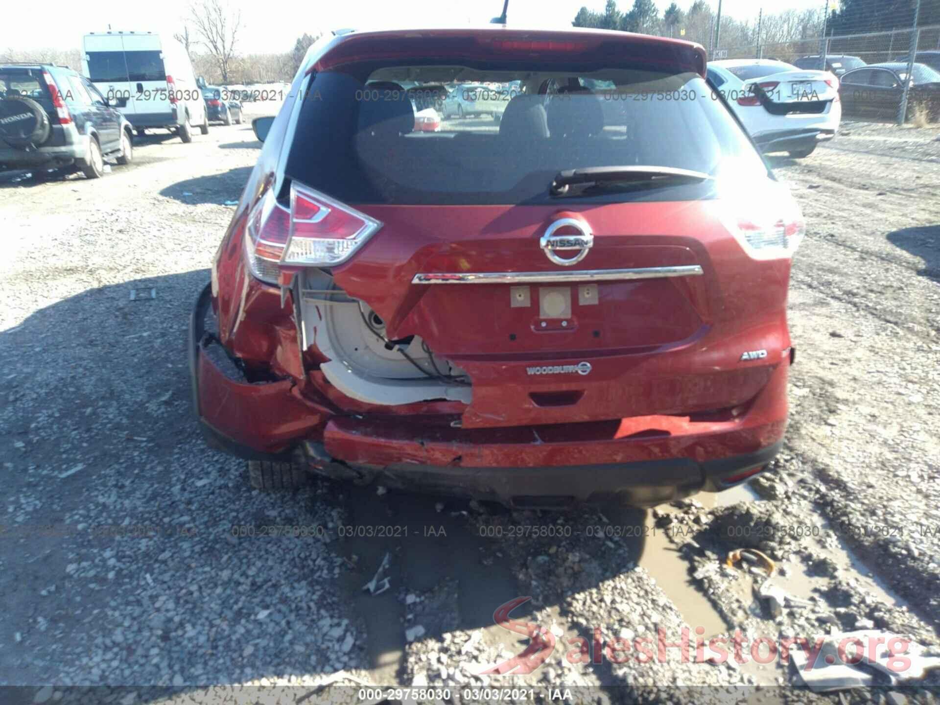 JN8AT2MVXGW154465 2016 NISSAN ROGUE