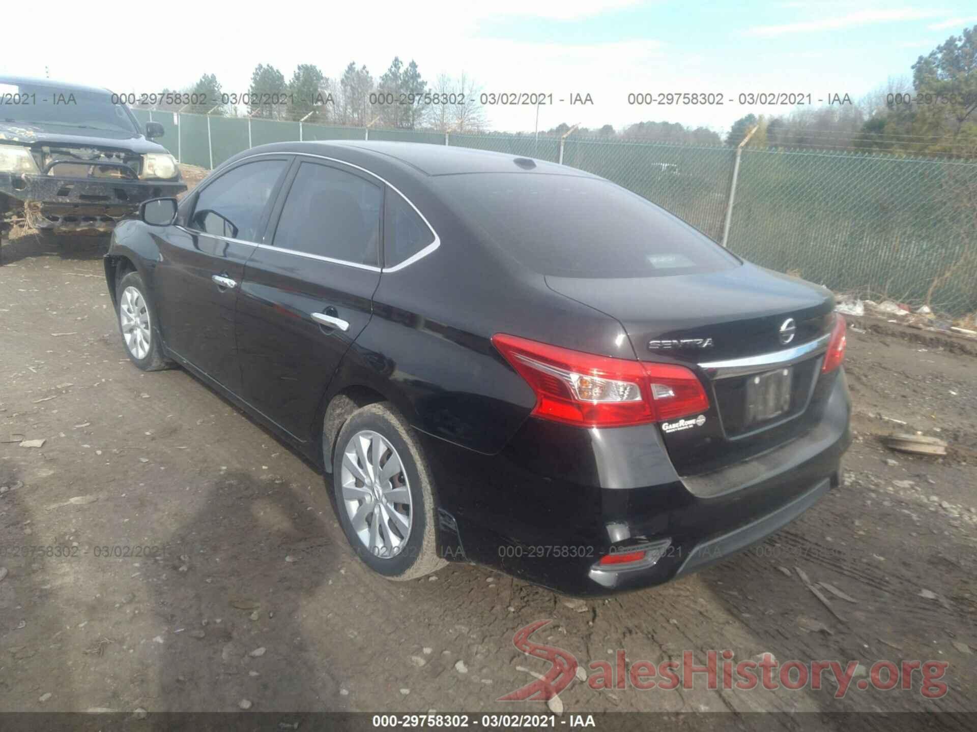 3N1AB7AP0GL661708 2016 NISSAN SENTRA