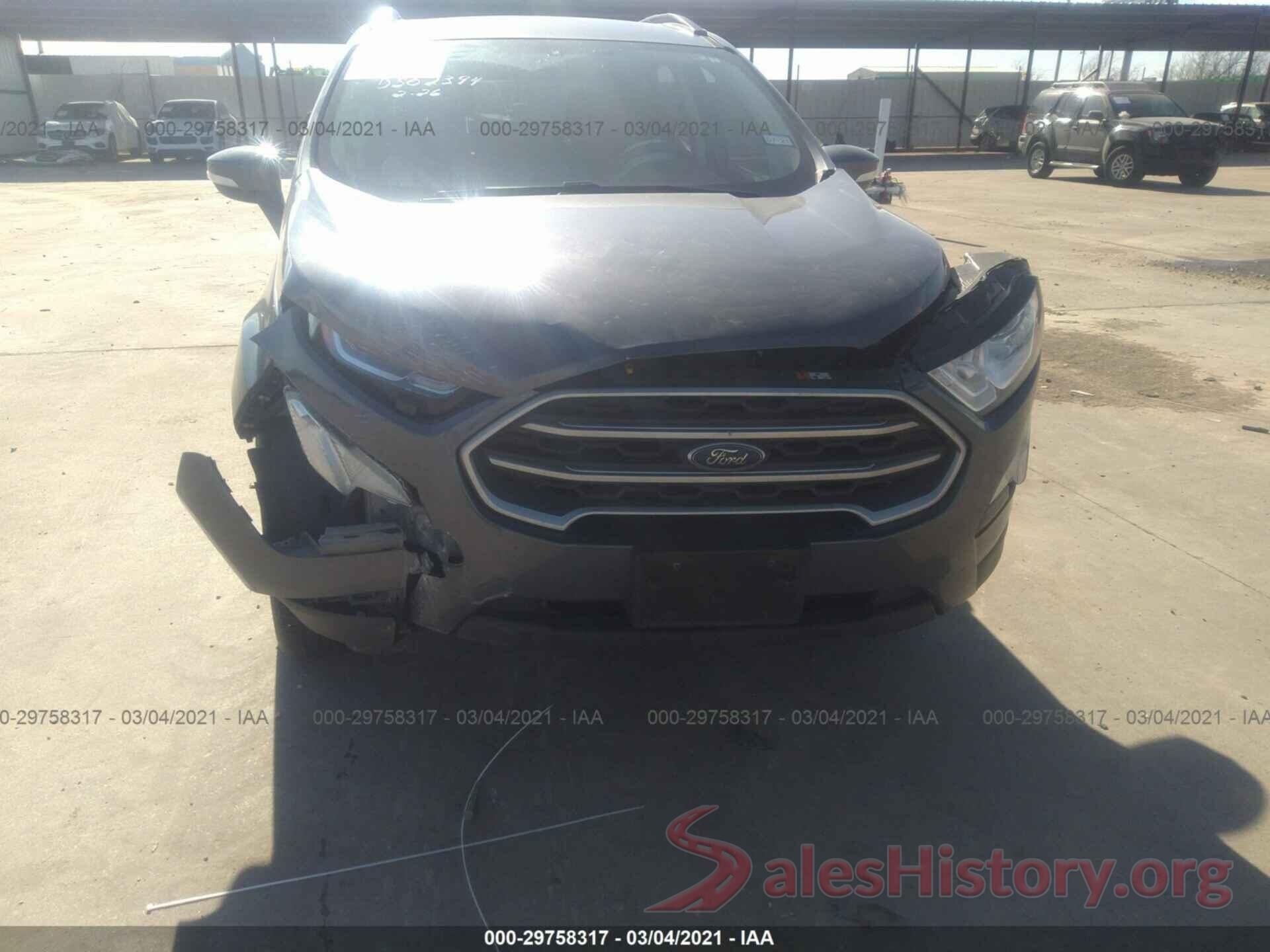 MAJ3S2GEXKC294065 2019 FORD ECOSPORT