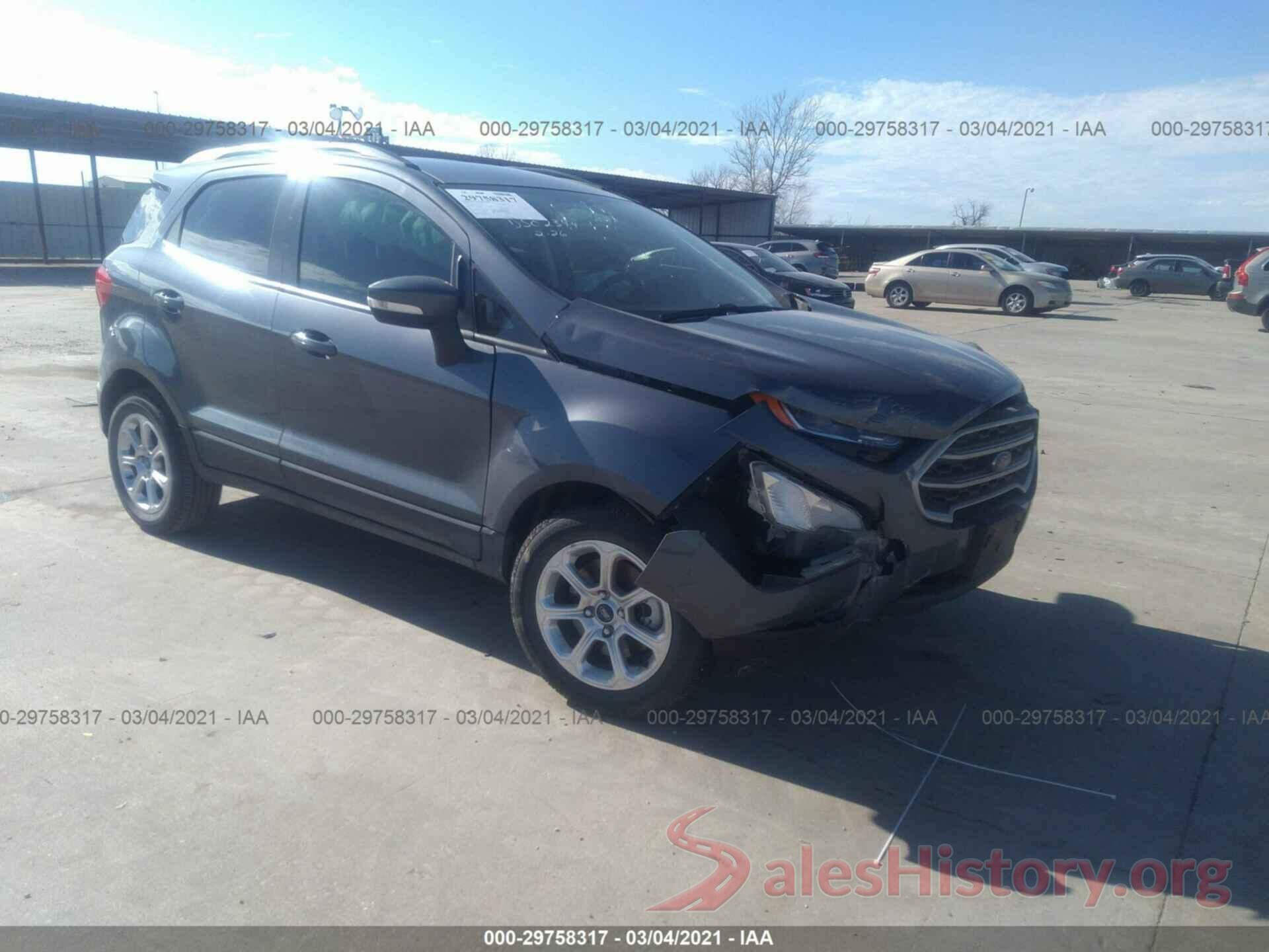 MAJ3S2GEXKC294065 2019 FORD ECOSPORT