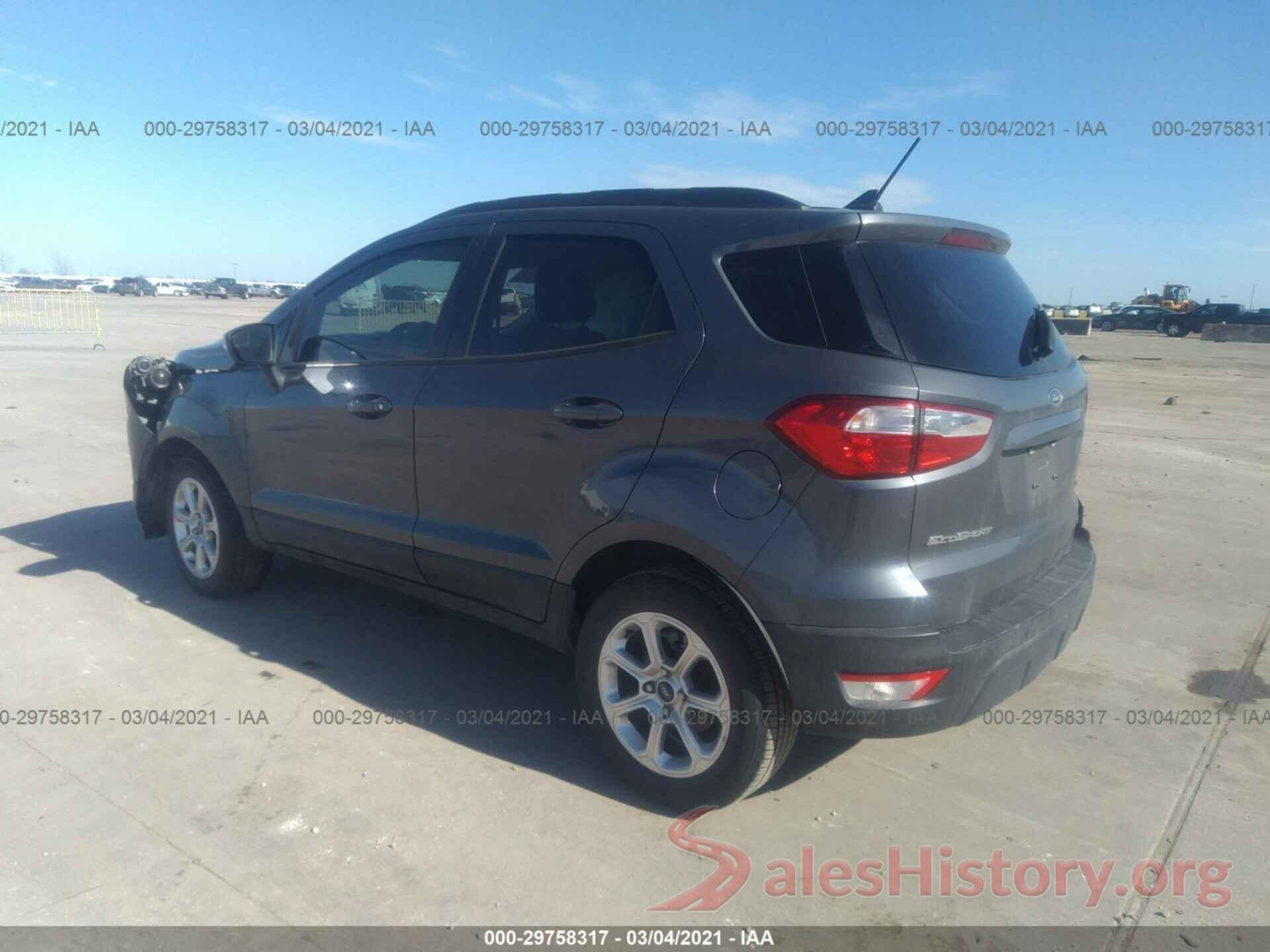 MAJ3S2GEXKC294065 2019 FORD ECOSPORT