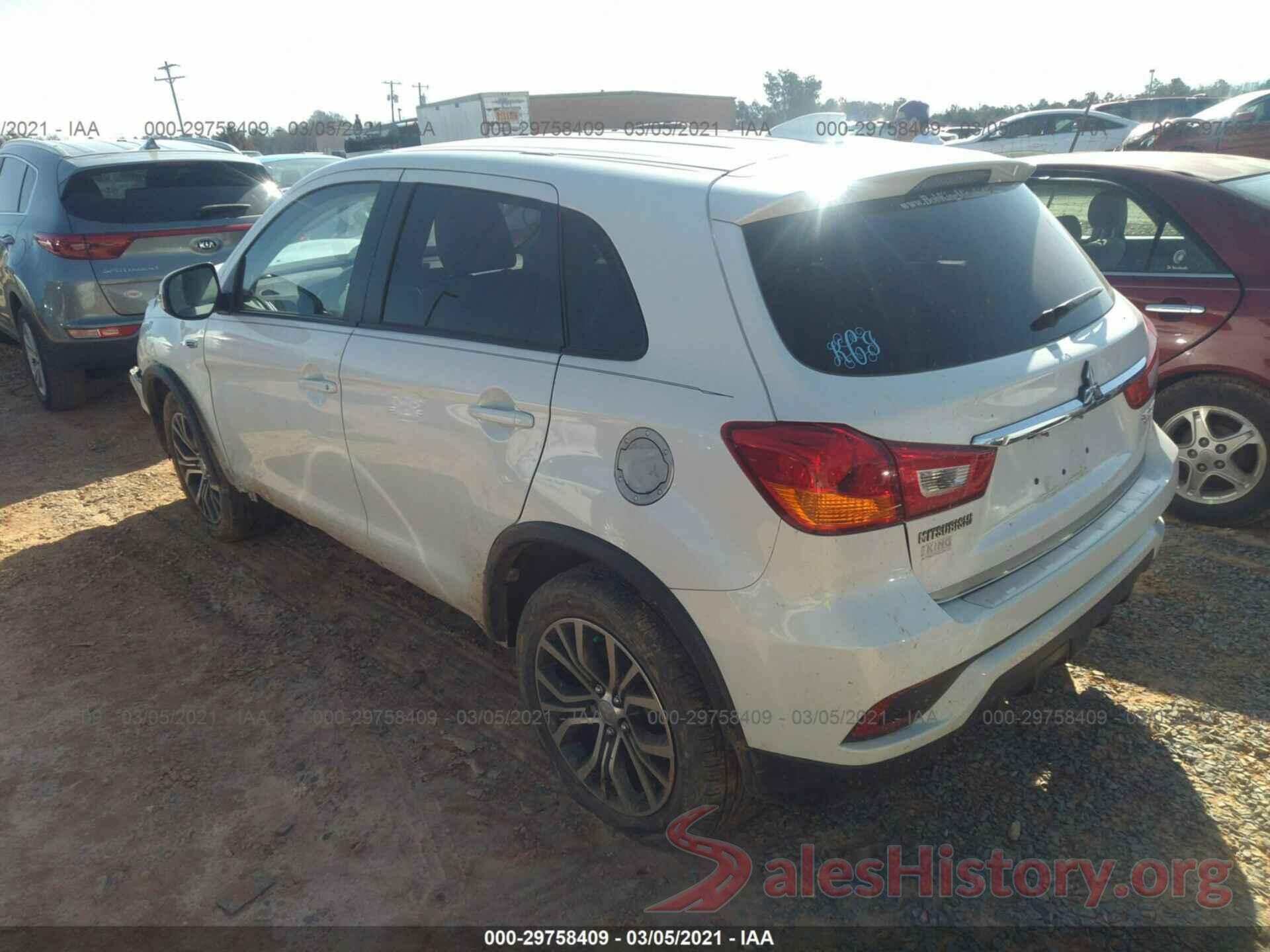 JA4AR3AU1JZ006507 2018 MITSUBISHI OUTLANDER SPORT