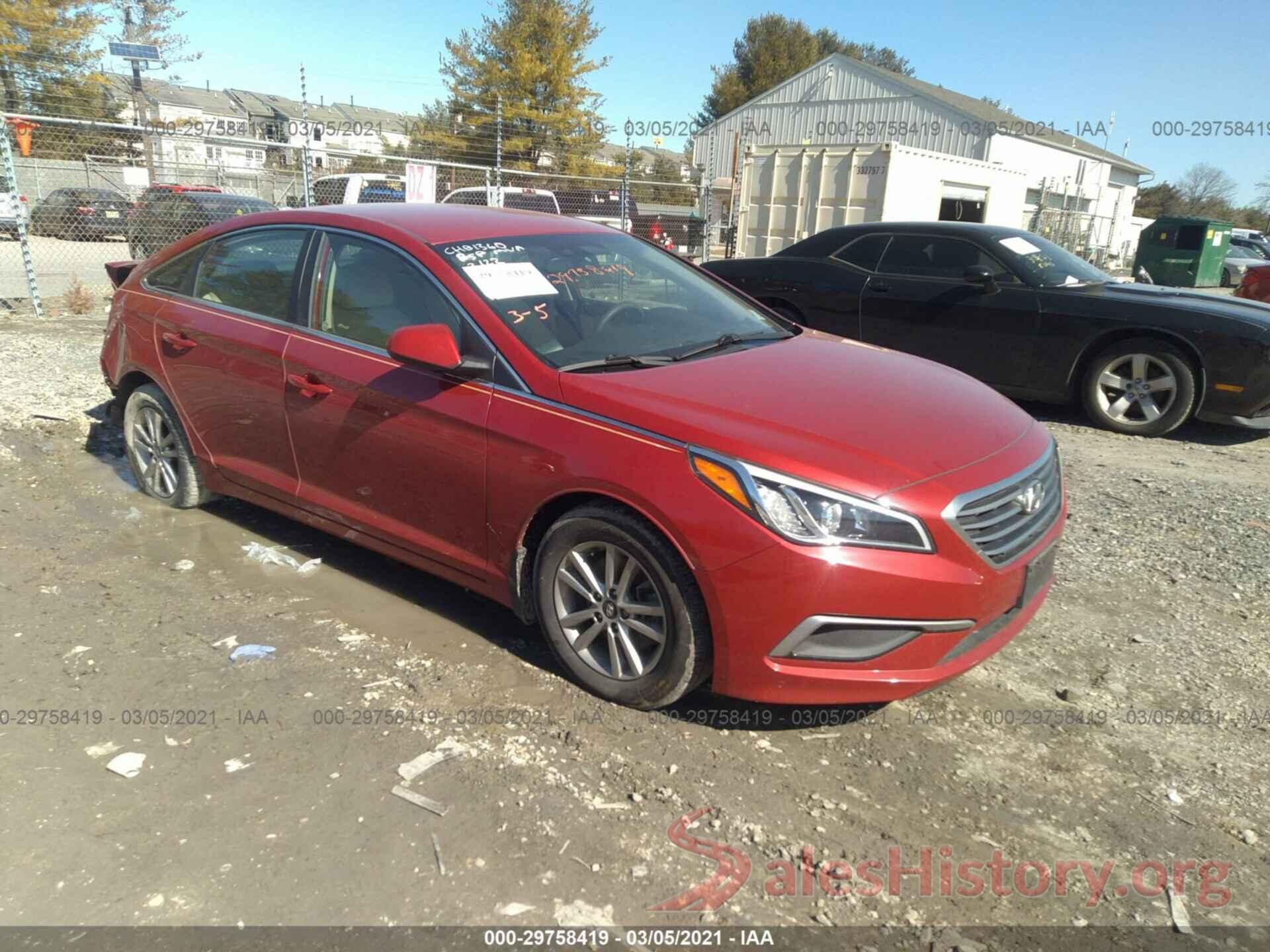 5NPE24AF3HH456485 2017 HYUNDAI SONATA