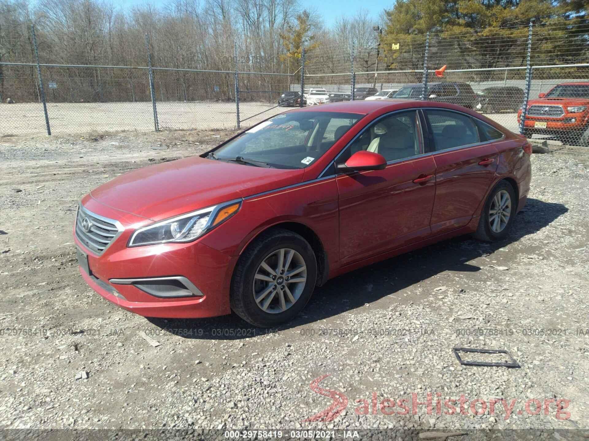 5NPE24AF3HH456485 2017 HYUNDAI SONATA