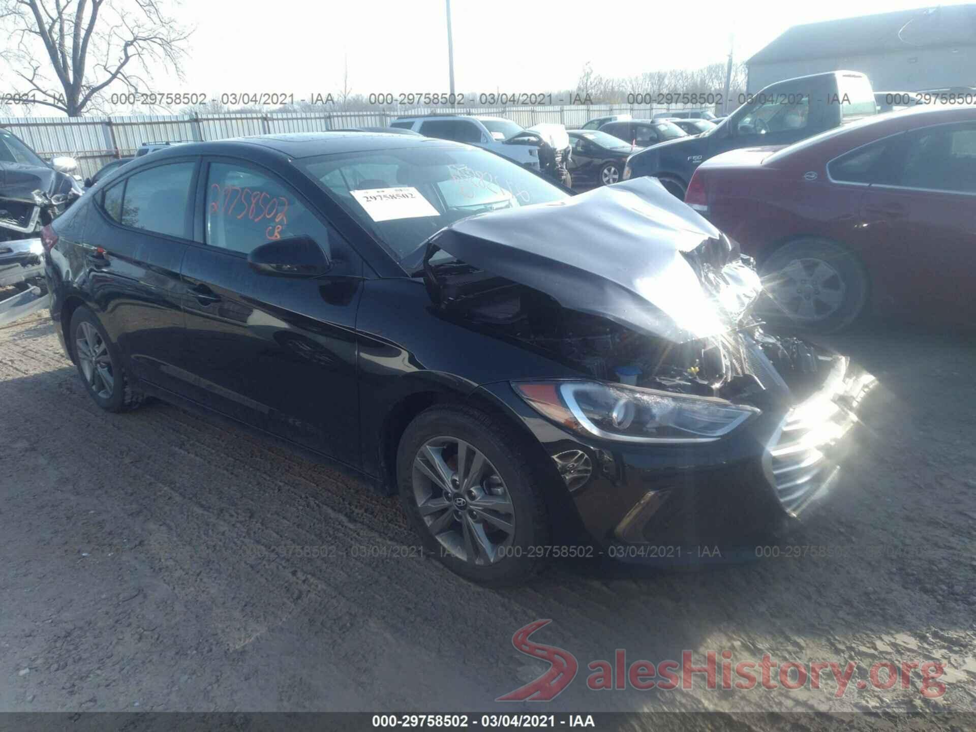 5NPD84LF7JH389886 2018 HYUNDAI ELANTRA